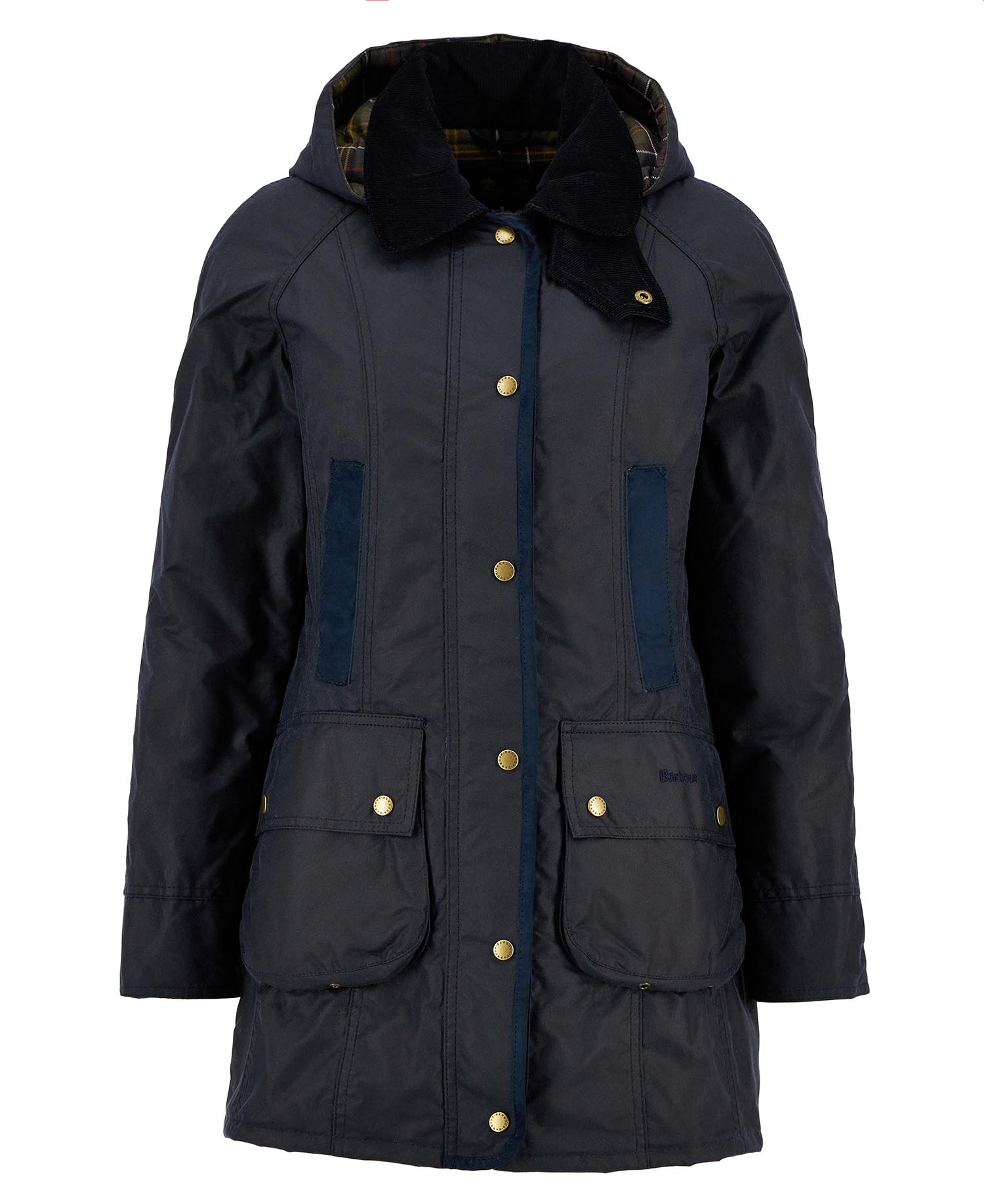 Bower Waxed Jacket Navy-Classic