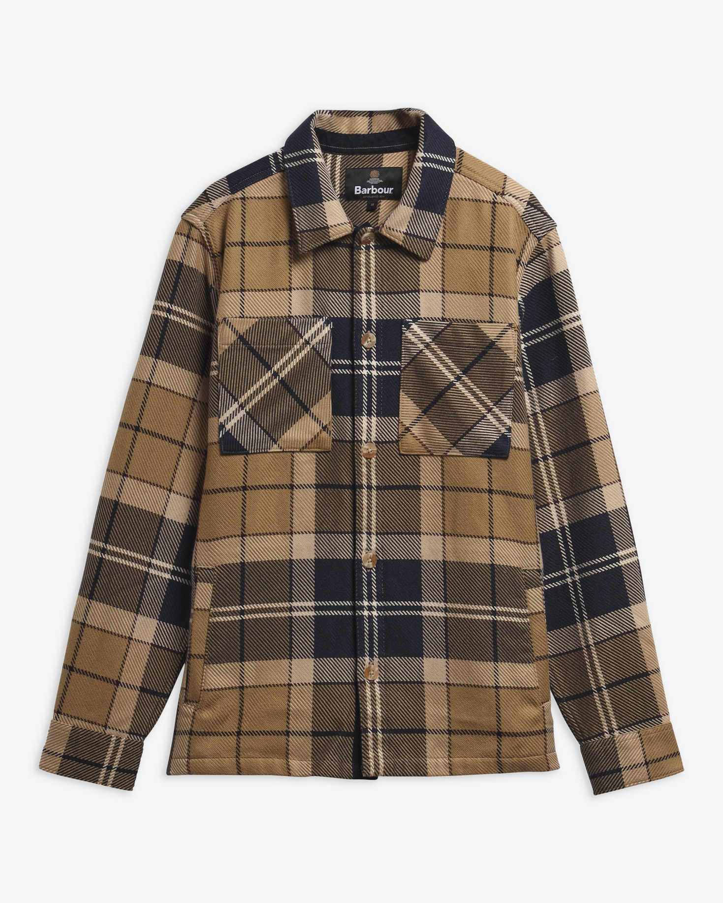 Overshirt in tartan oversize Birchwood Dress Tartan