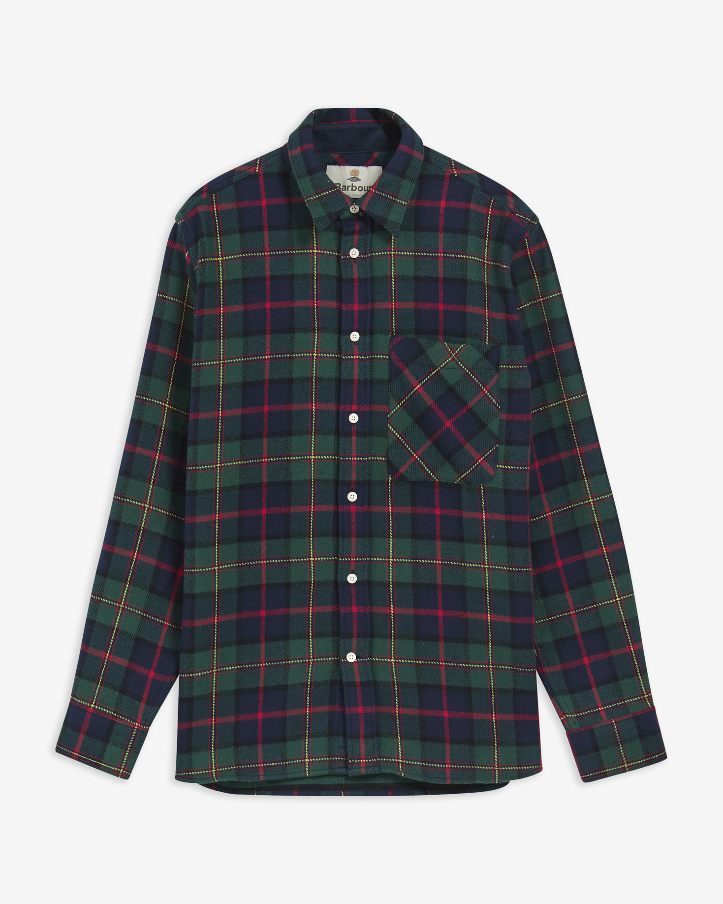 Barbour Hemd Darnick Authentic Fit Navy