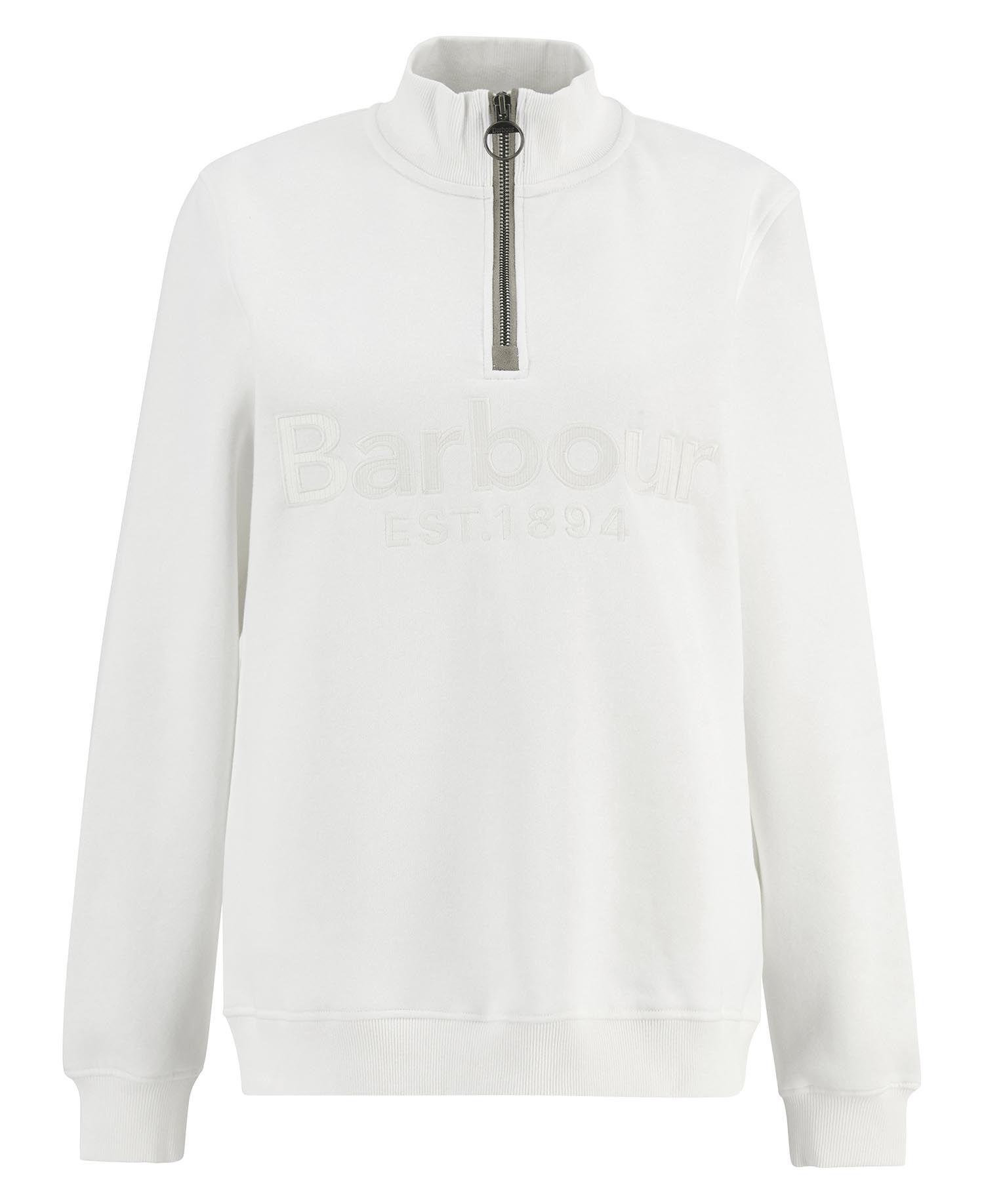 Cynthia Quarter-Zip Jumper Cloud