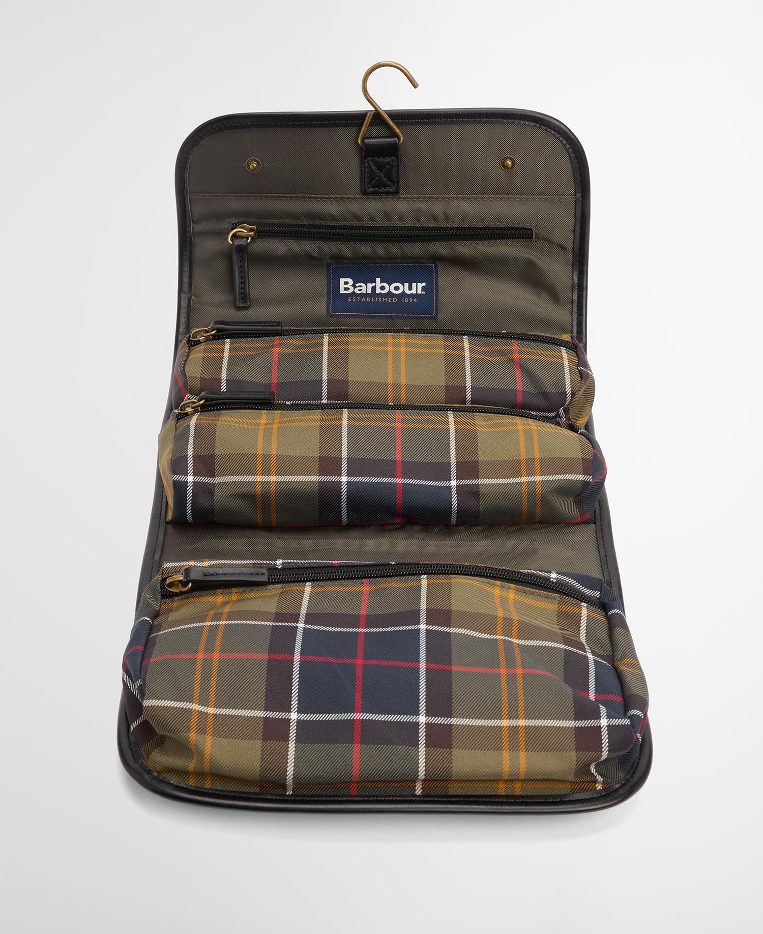 Tartan Hanging Washbag Classic/Beacon