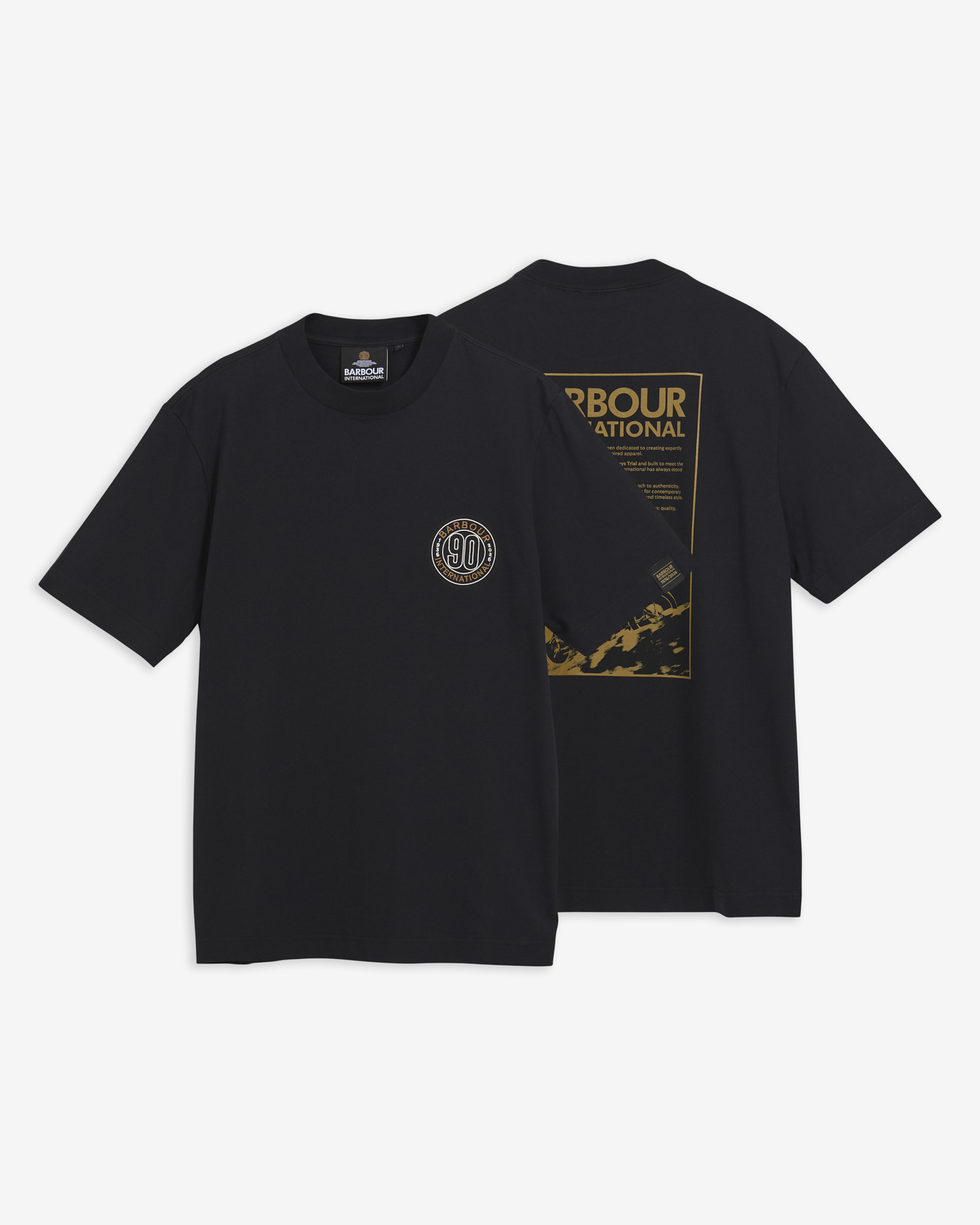 90th Anniversary Graphic T-Shirt Black
