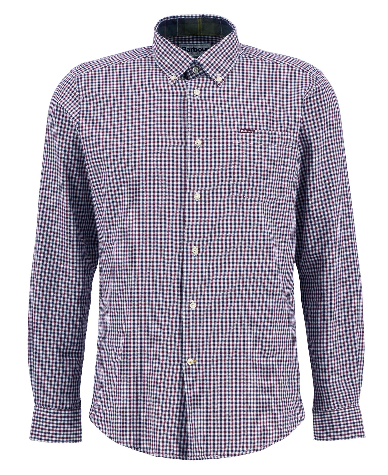 Padshaw Tailored Long-Sleeved Shirt Rich Red