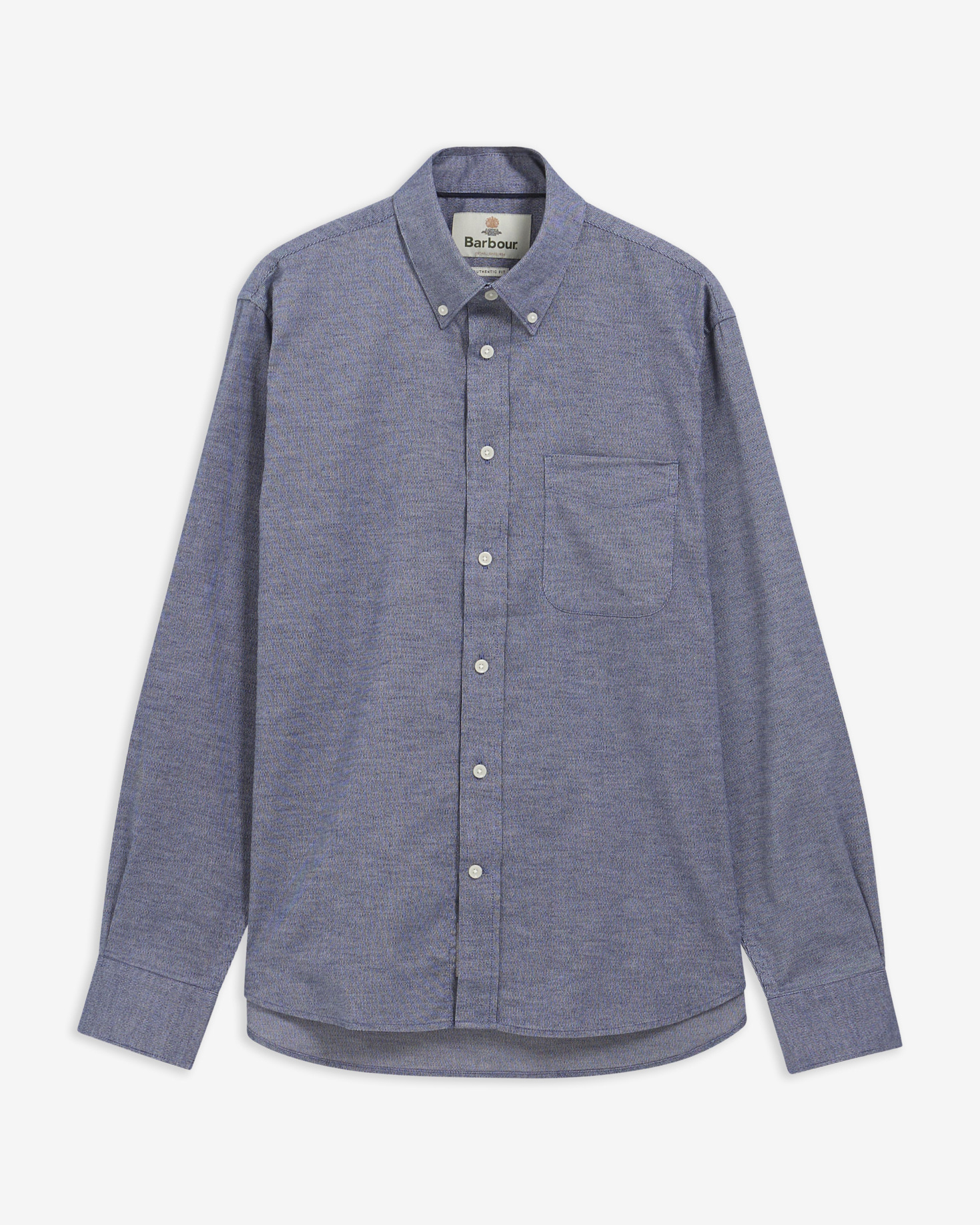 Barbour Hemd Nevis Authentic Fit Navy Marl