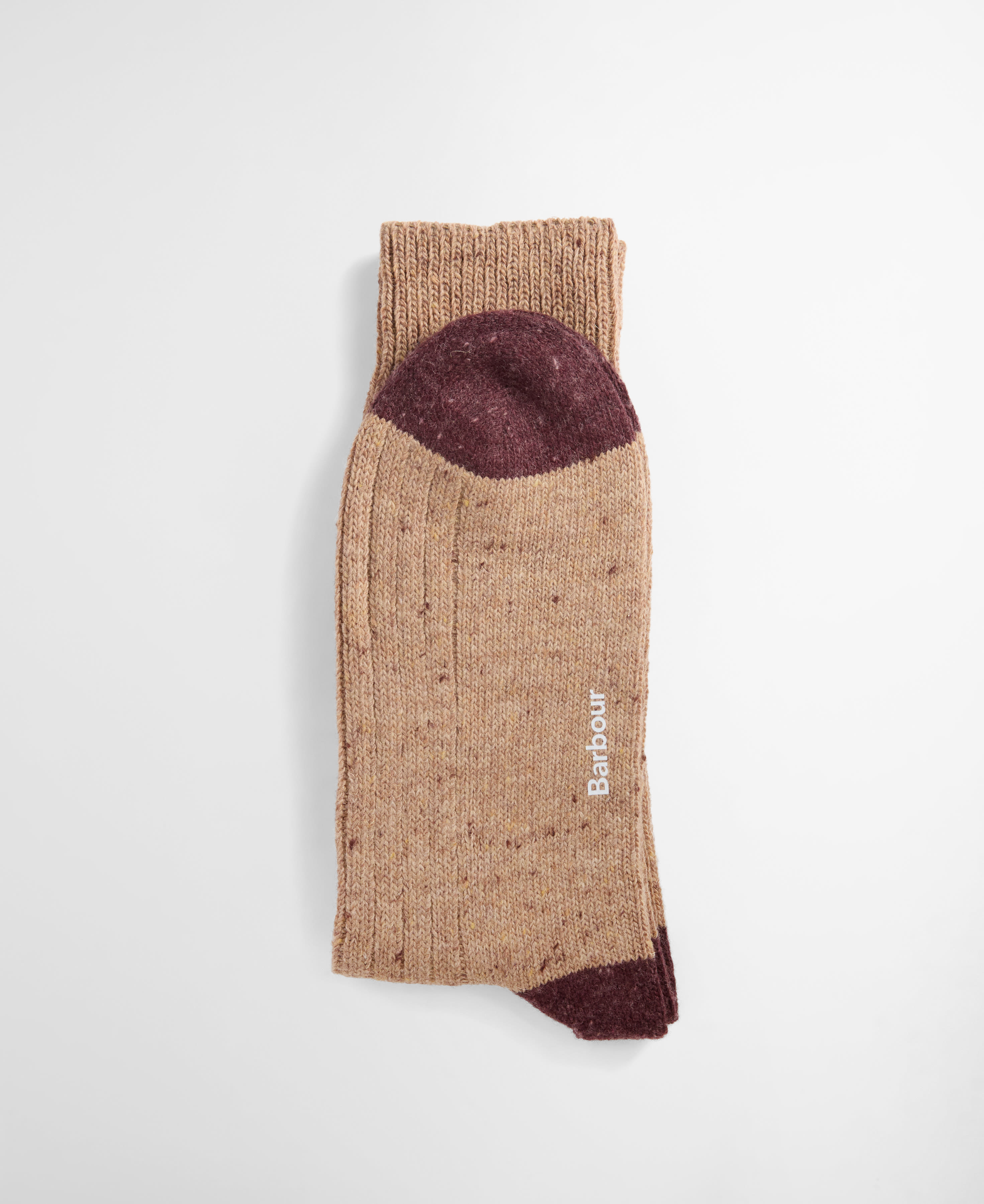 Houghton Socks Military Brown/Bordeaux