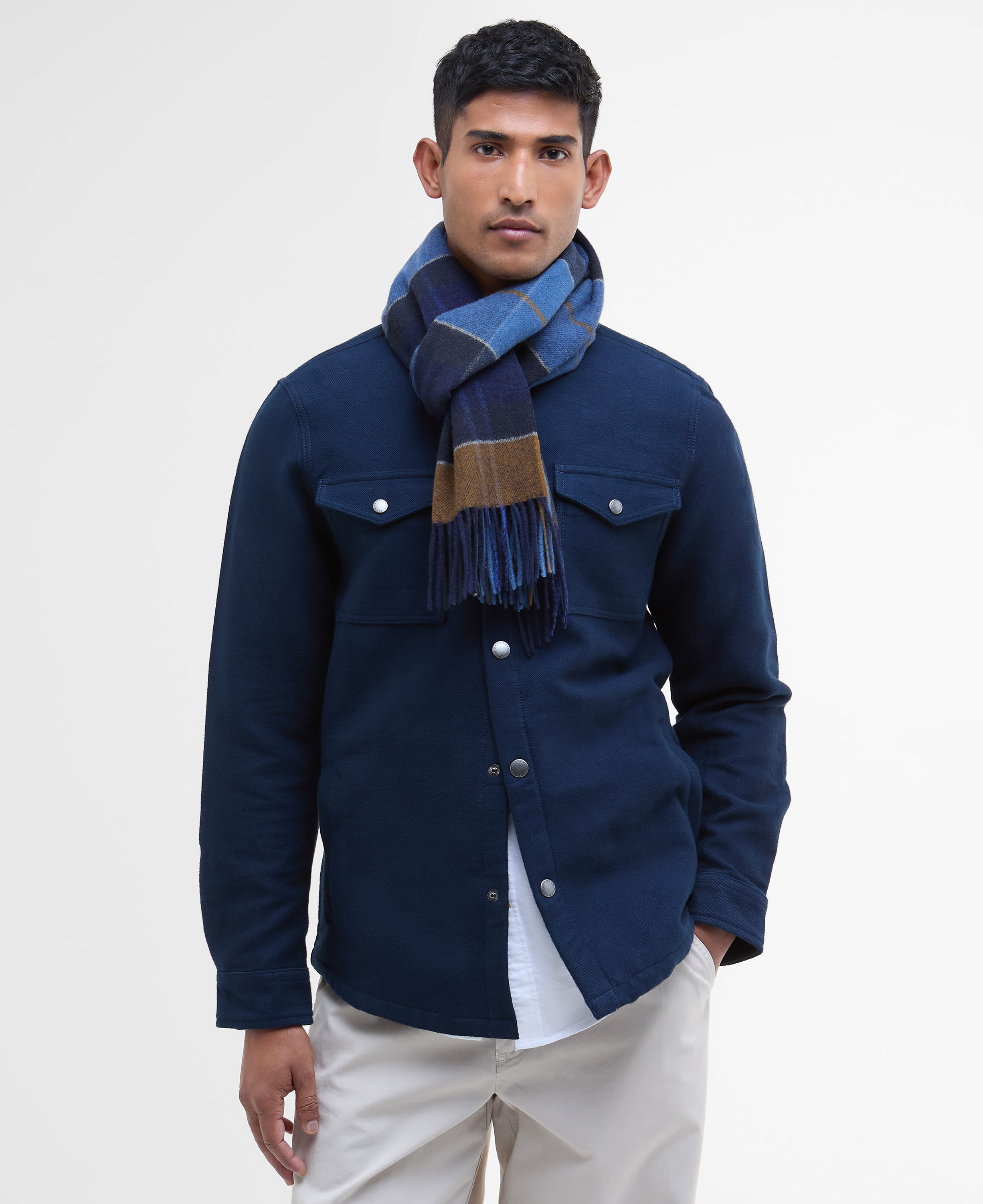 Inverness Tartan Scarf Midnight