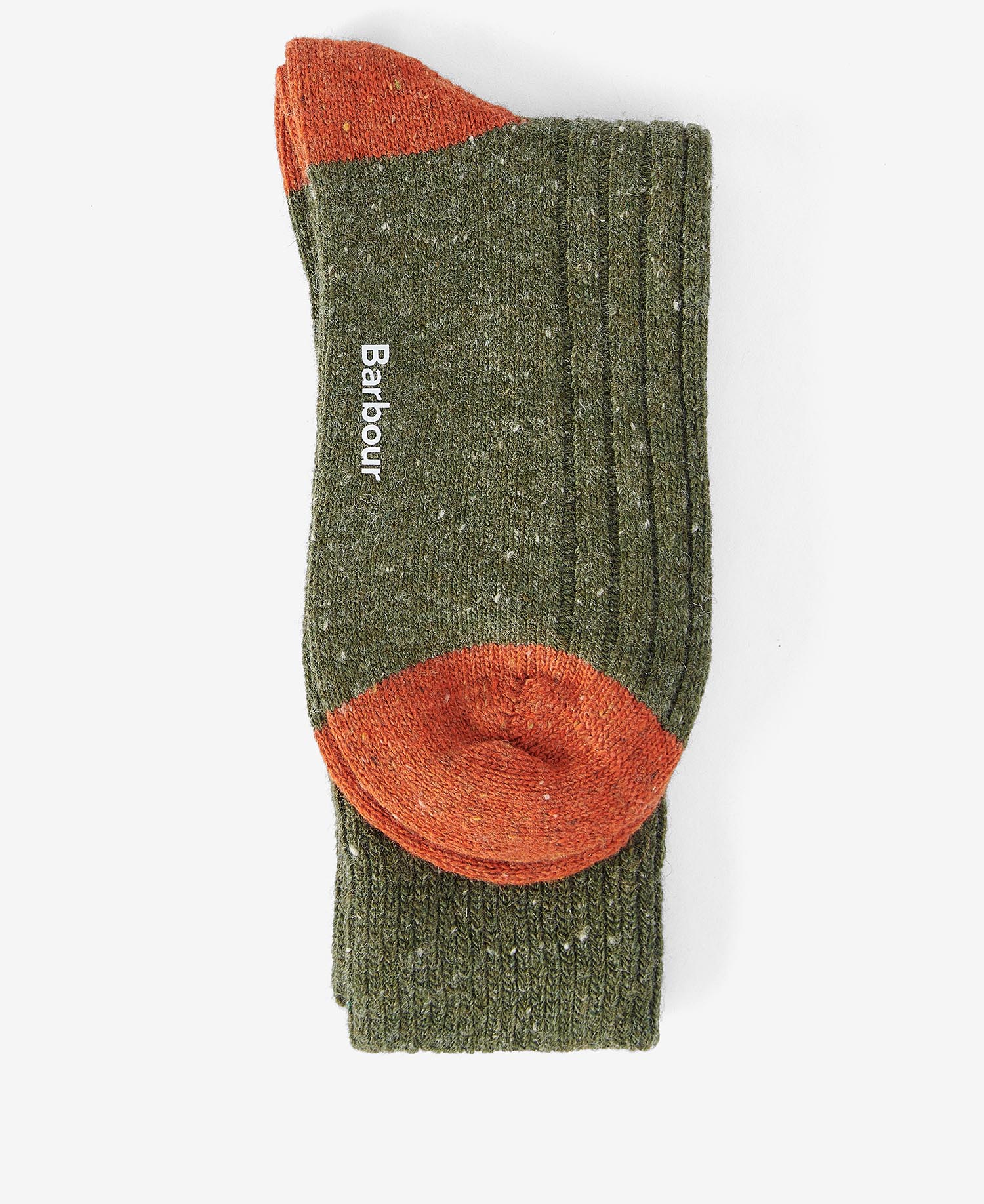 Houghton Socks Olive-Burnt Orange