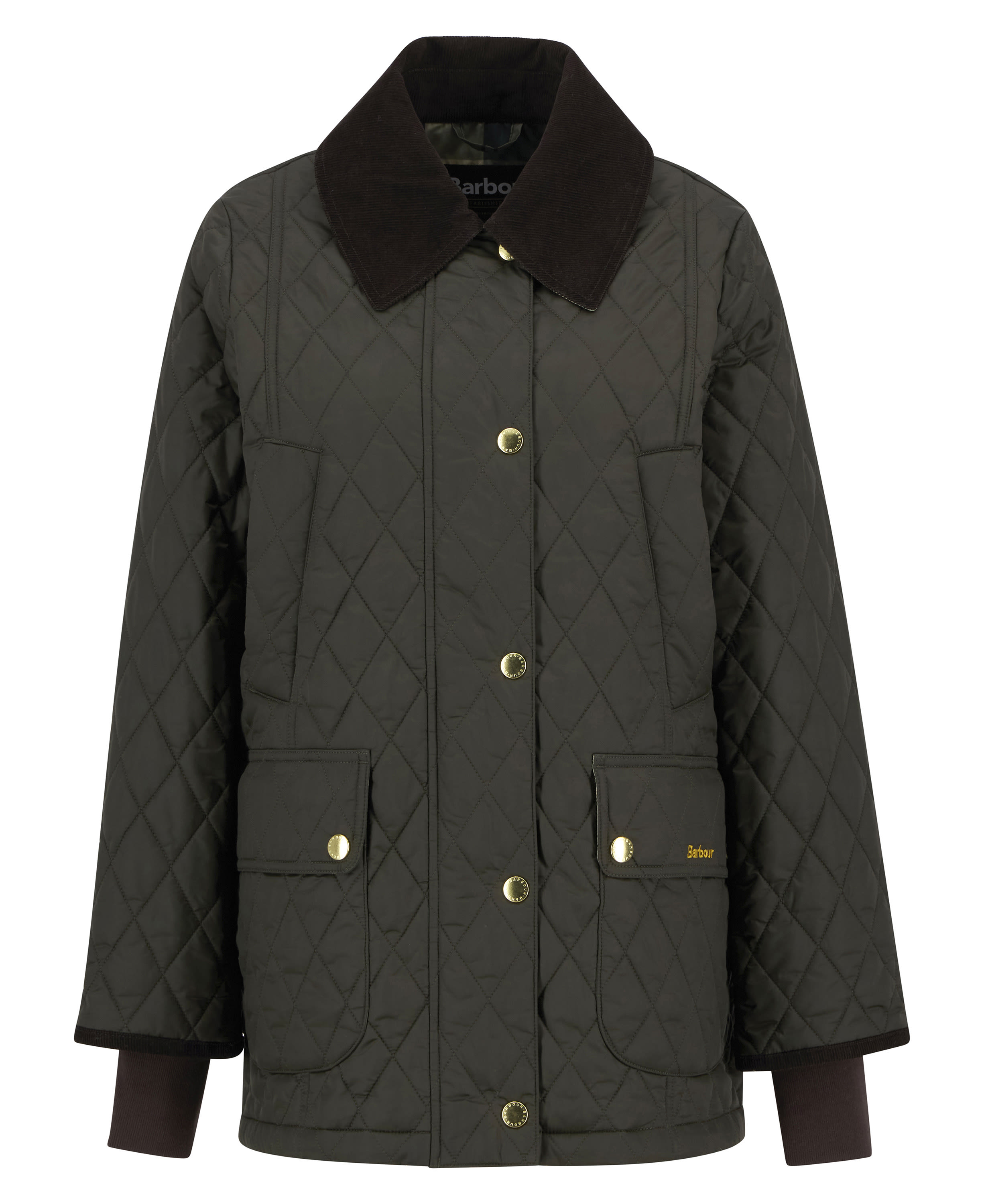 Modern Beadnell Quilted Jacket Sage/Ancient