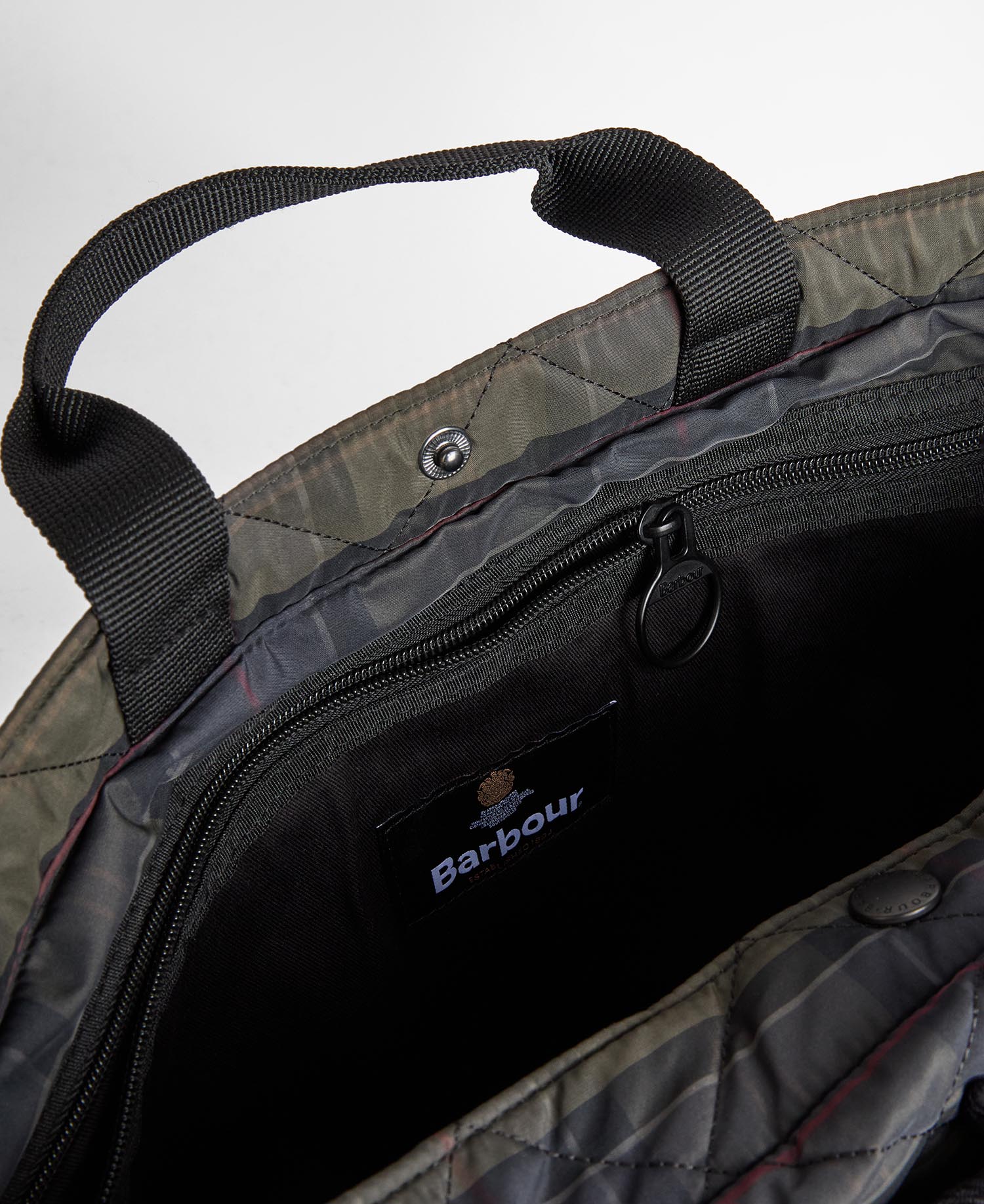 Borsa tote Liddesdale in tartan Shadow Classic Tartan