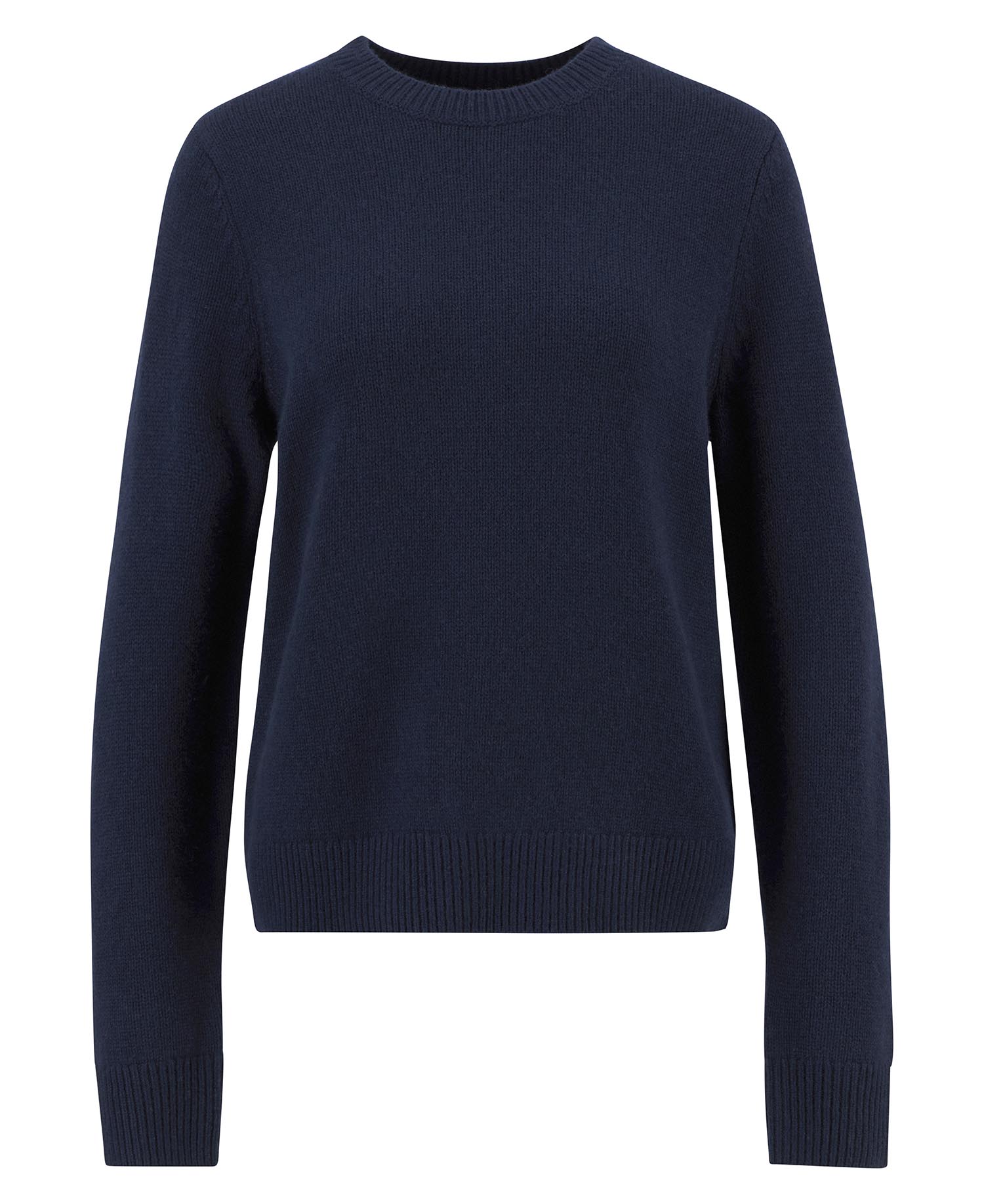 Woodhouse Wool-Cashmere Crew Neck Jumper Navy