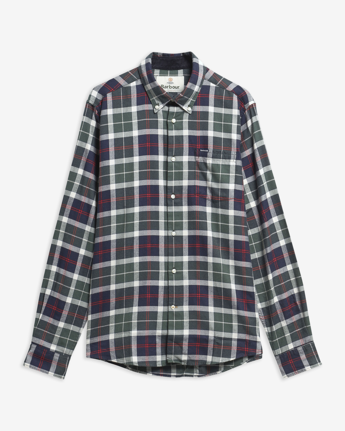 Camicia Fortrose taglio sartoriale Evergreen Tartan