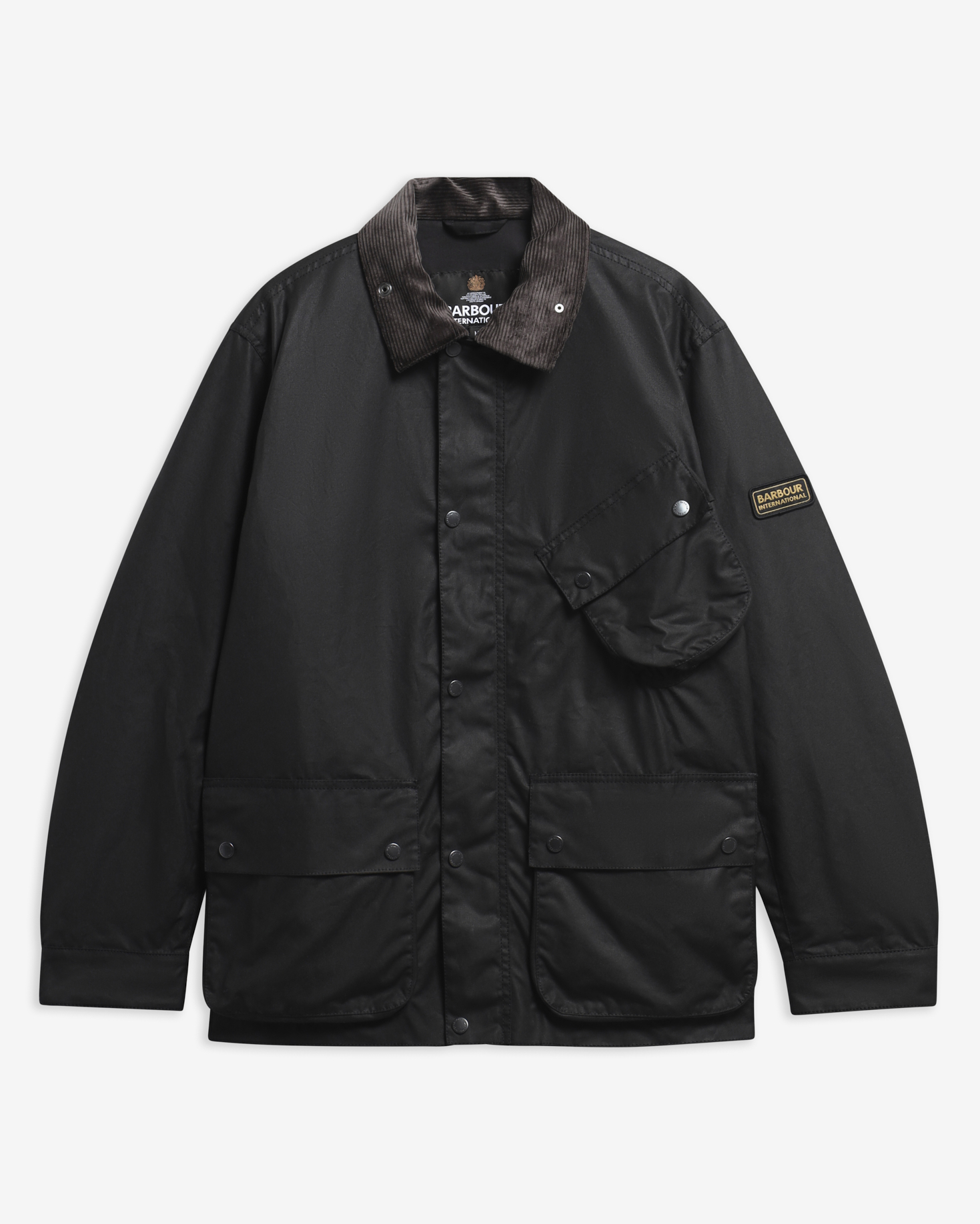 Brake Line Waxed Jacket Black