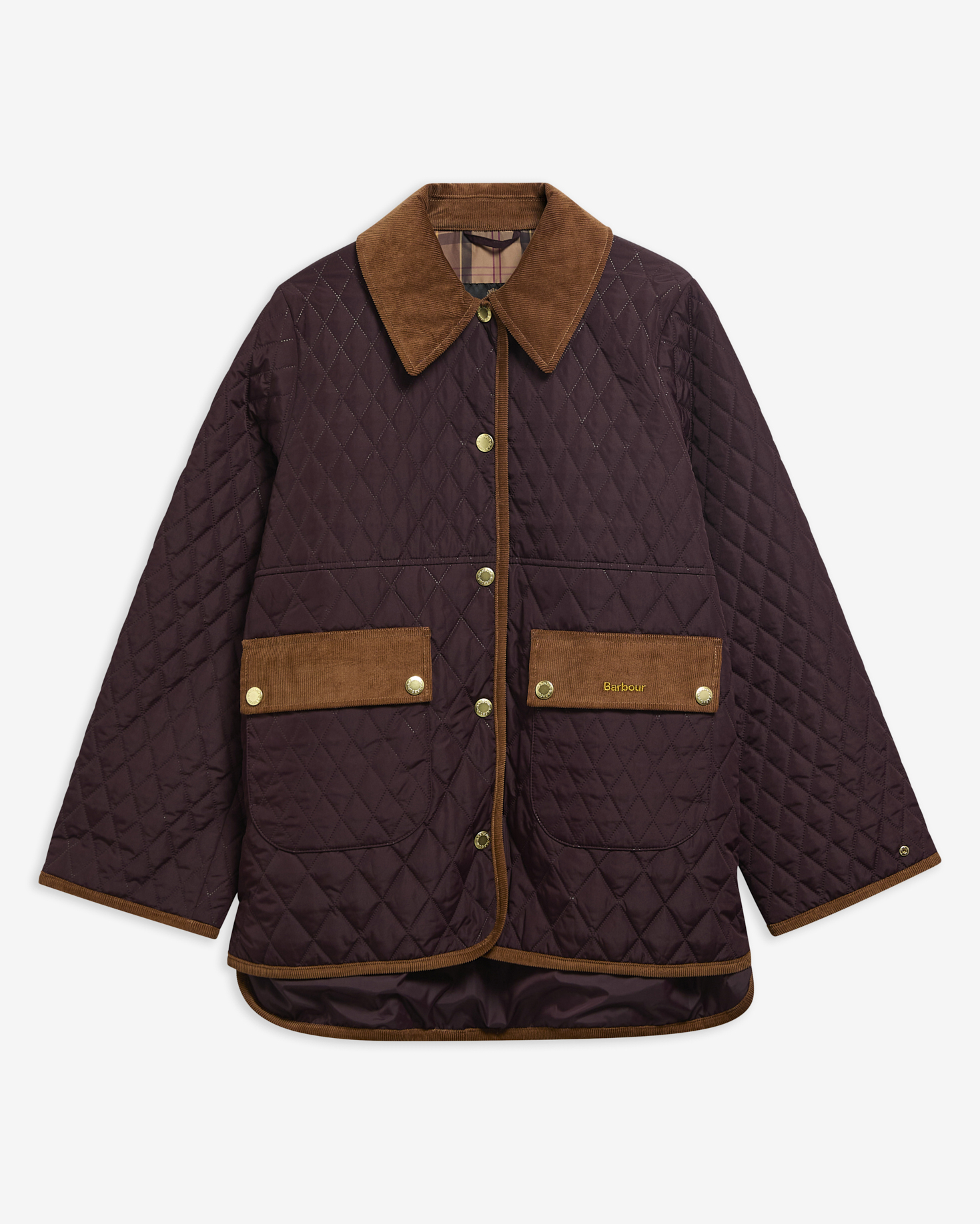 Whickham Quilted Jacket Fig/Muted