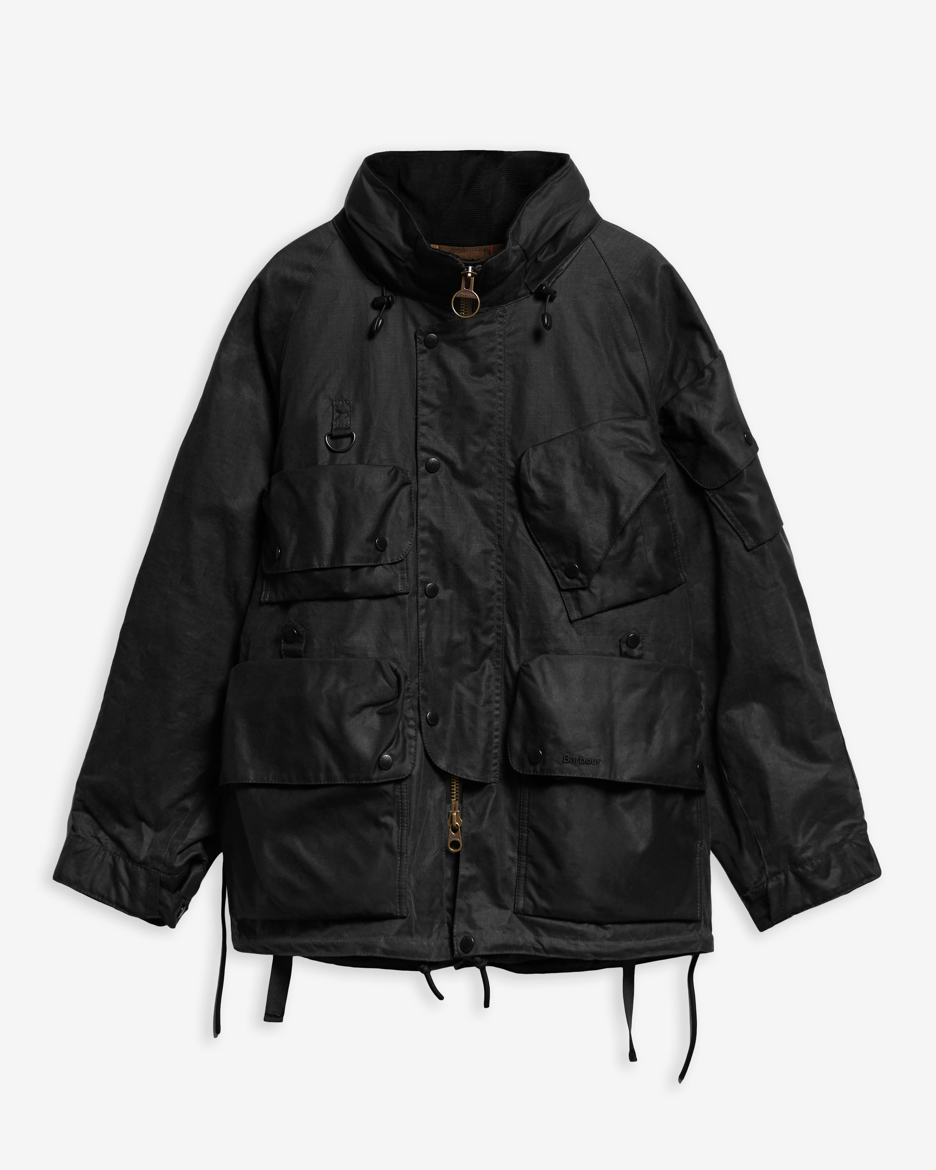 Barbour x Norbit Ripstop Waxed Jacket Black