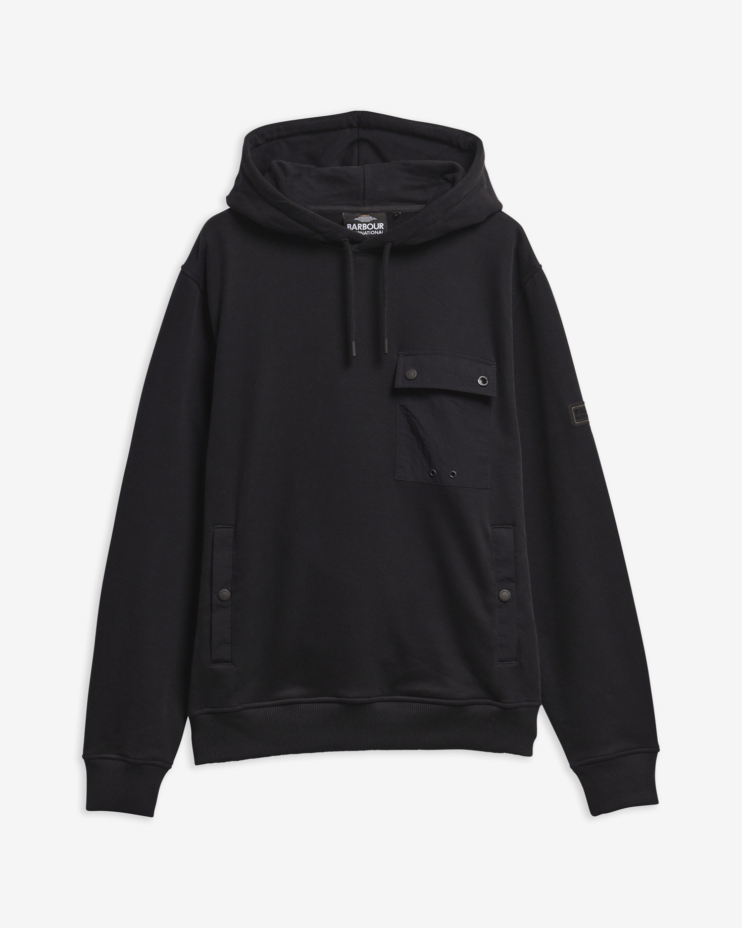 B.Intl Hoodie Inline Black