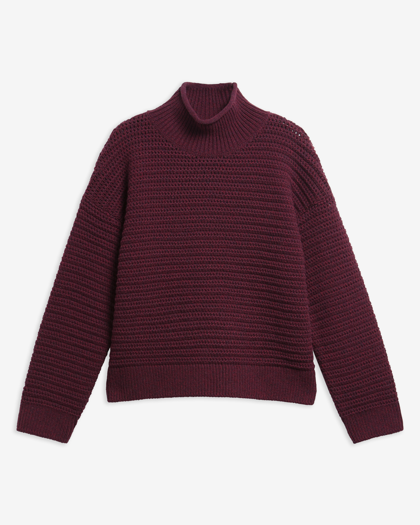 Rosamund Funnel Neck Jumper Fig