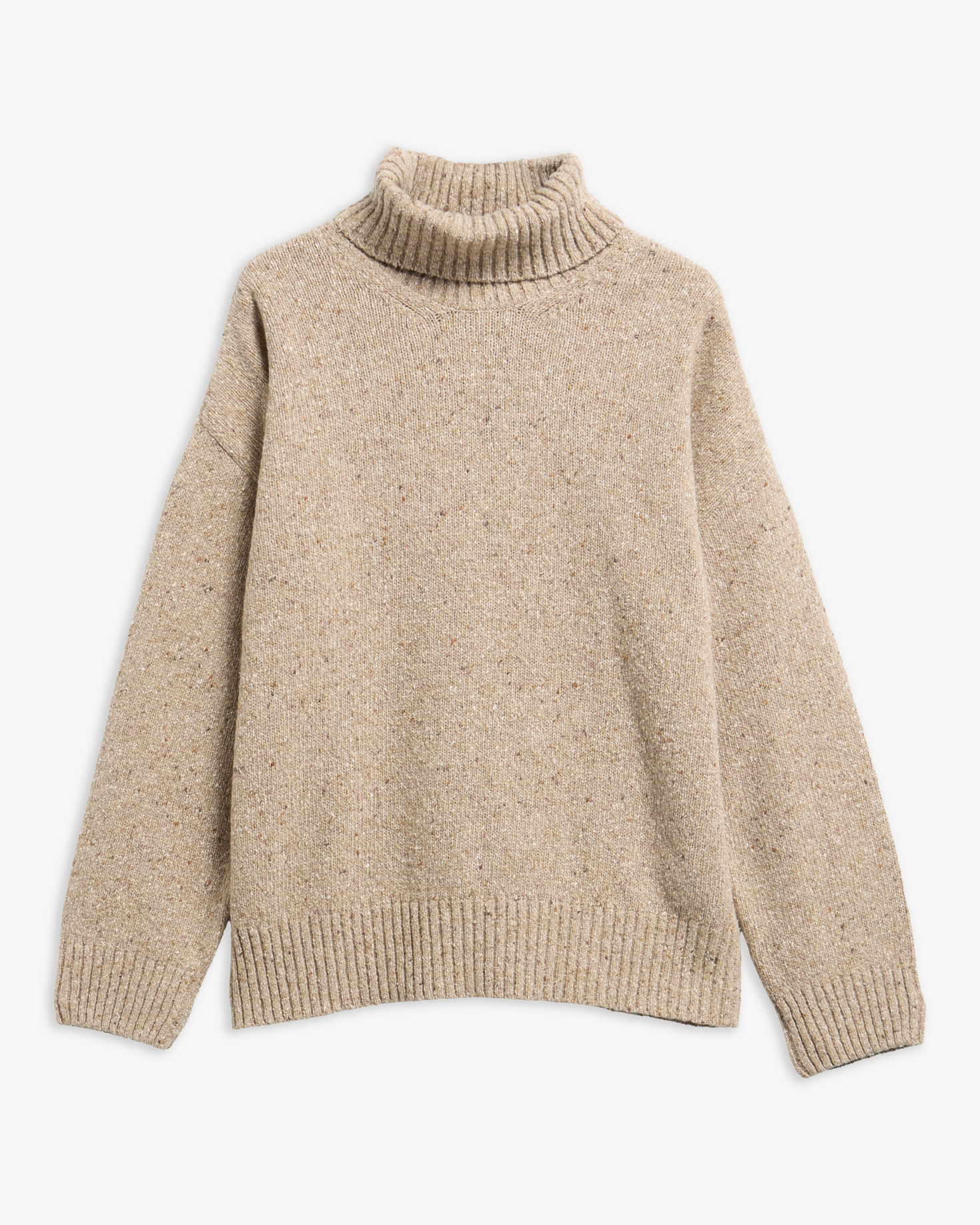Stanford Fleck Rollneck Wool Jumper Warm Trench