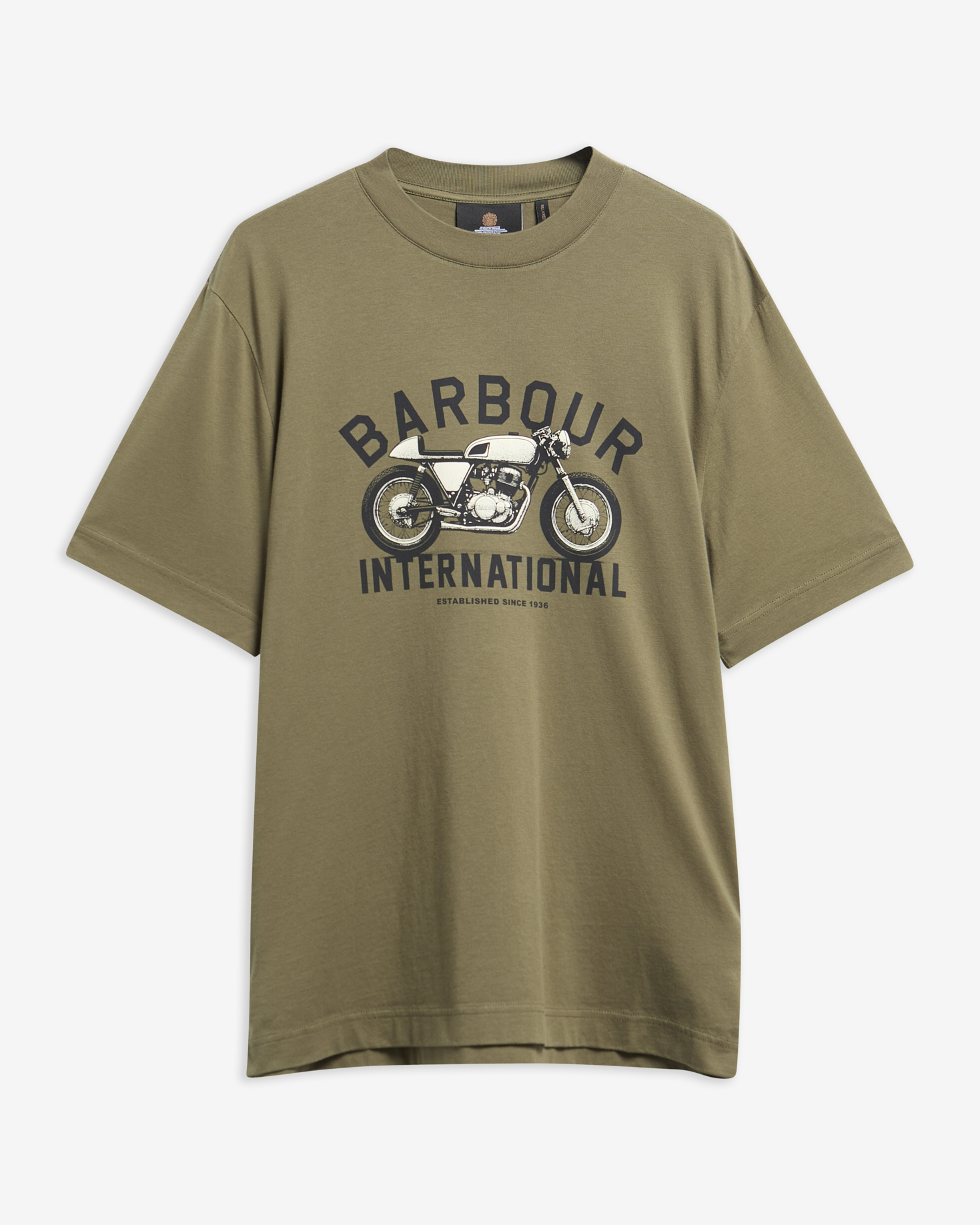 Eric Graphic T-Shirt Mid Olive
