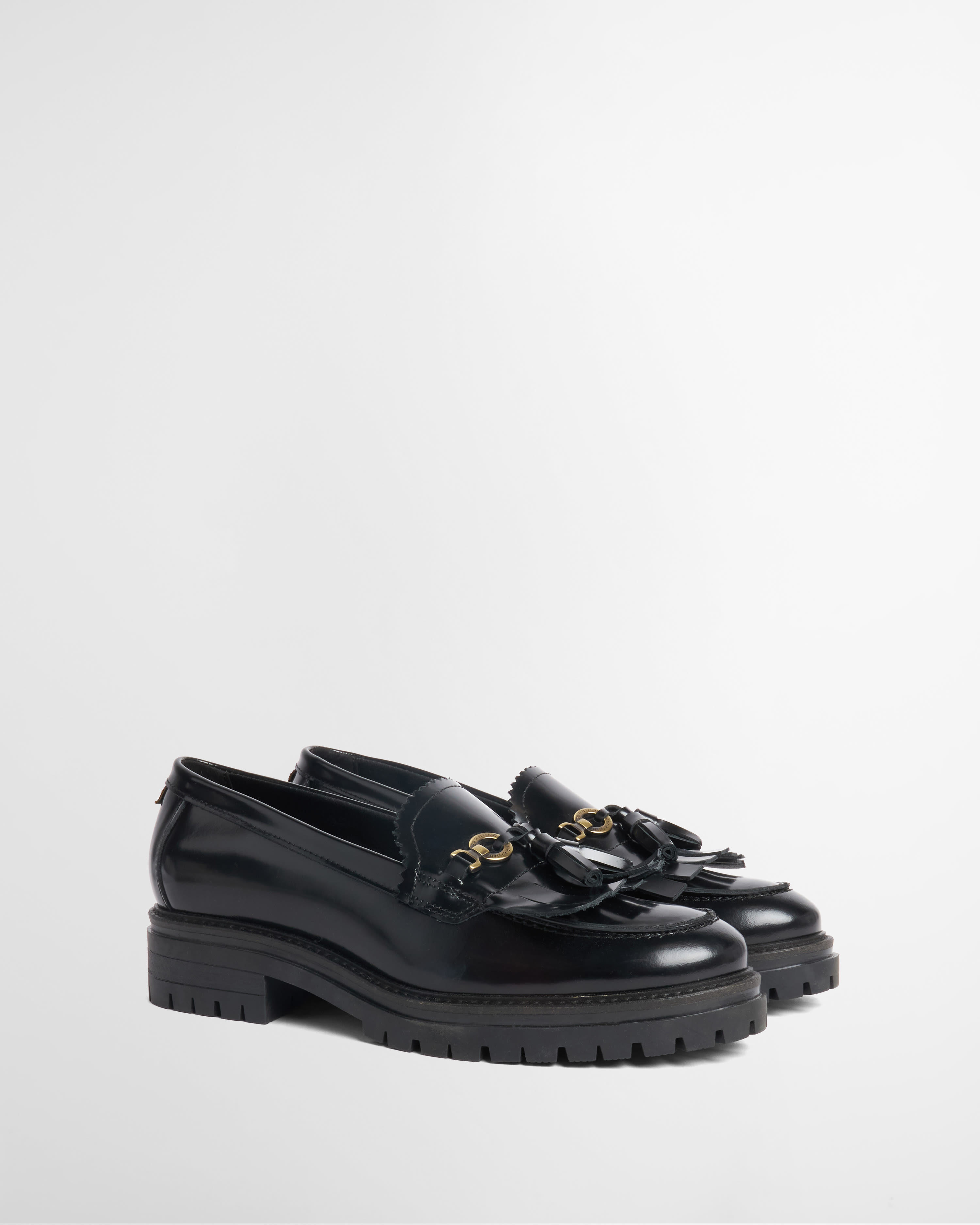 Mocassini in pelle Ava Black Glace