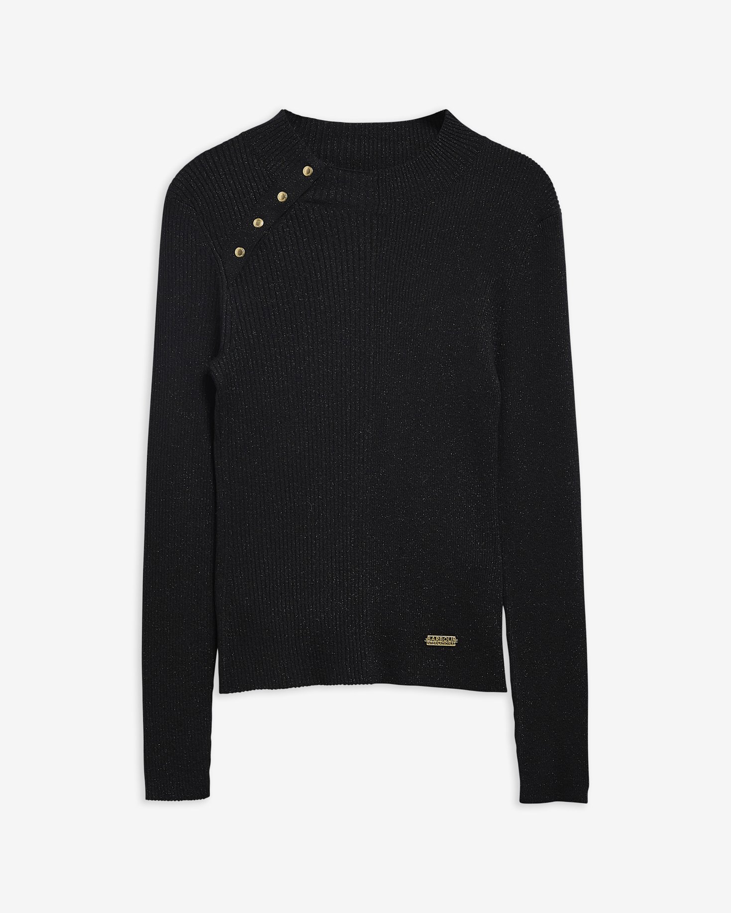 Molina Funnel-Neck Jumper Black