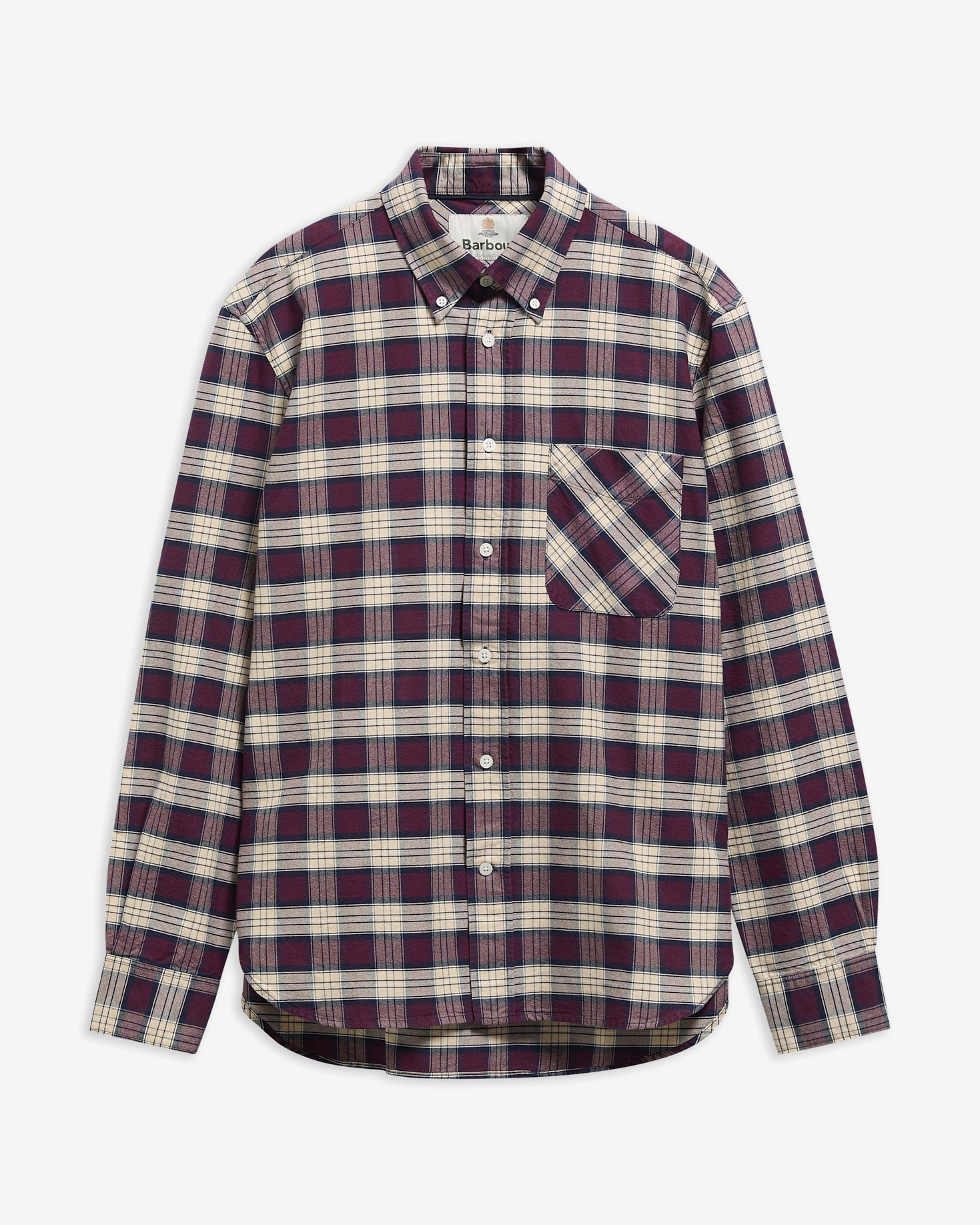 Barbour Hemd Don Authentic Fit Port