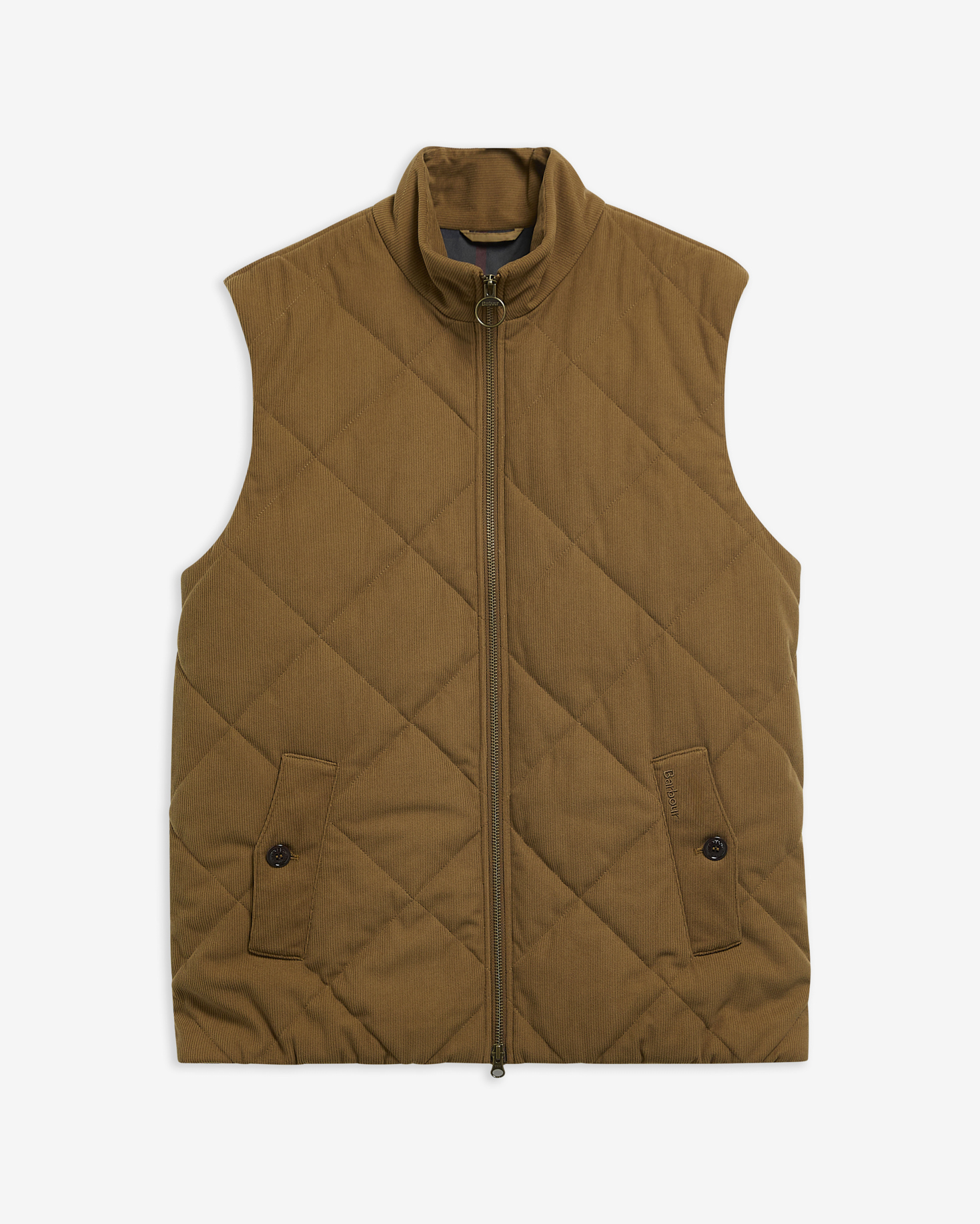 Barbour Weste Corden Dark Sandstone