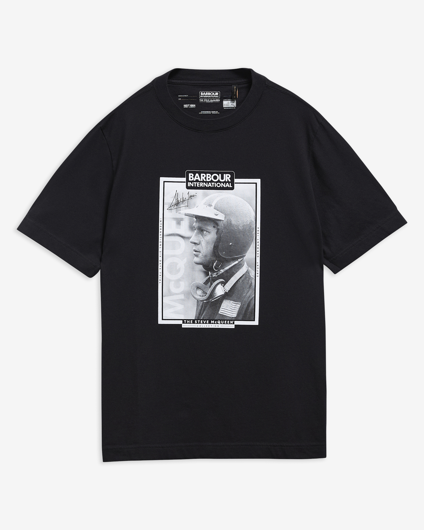 Steve McQueen Ramshaw Graphic T-Shirt Black