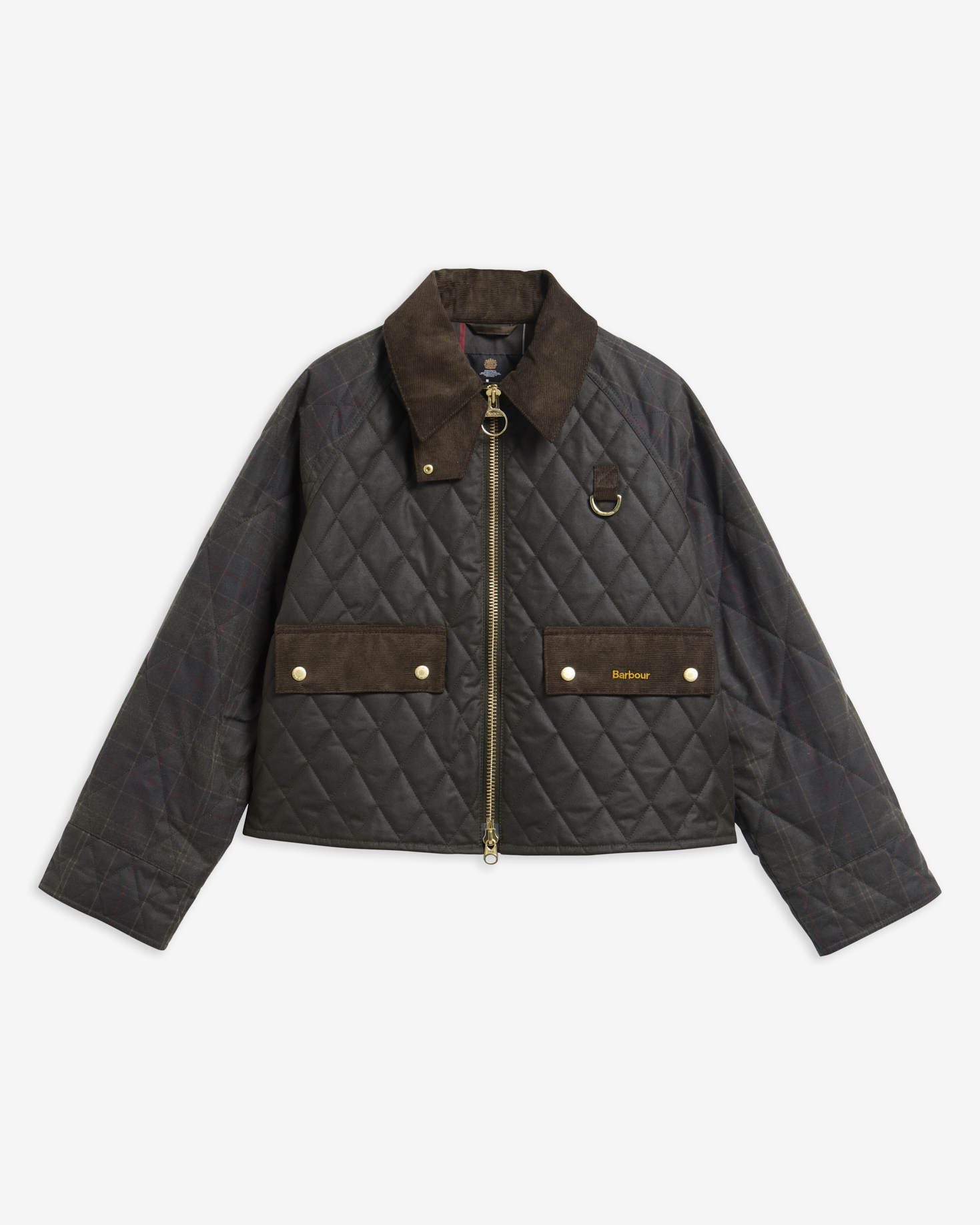 Tartan Reimagined Icons Tartan Quilted Spey Waxed Jacket Olive/Classic