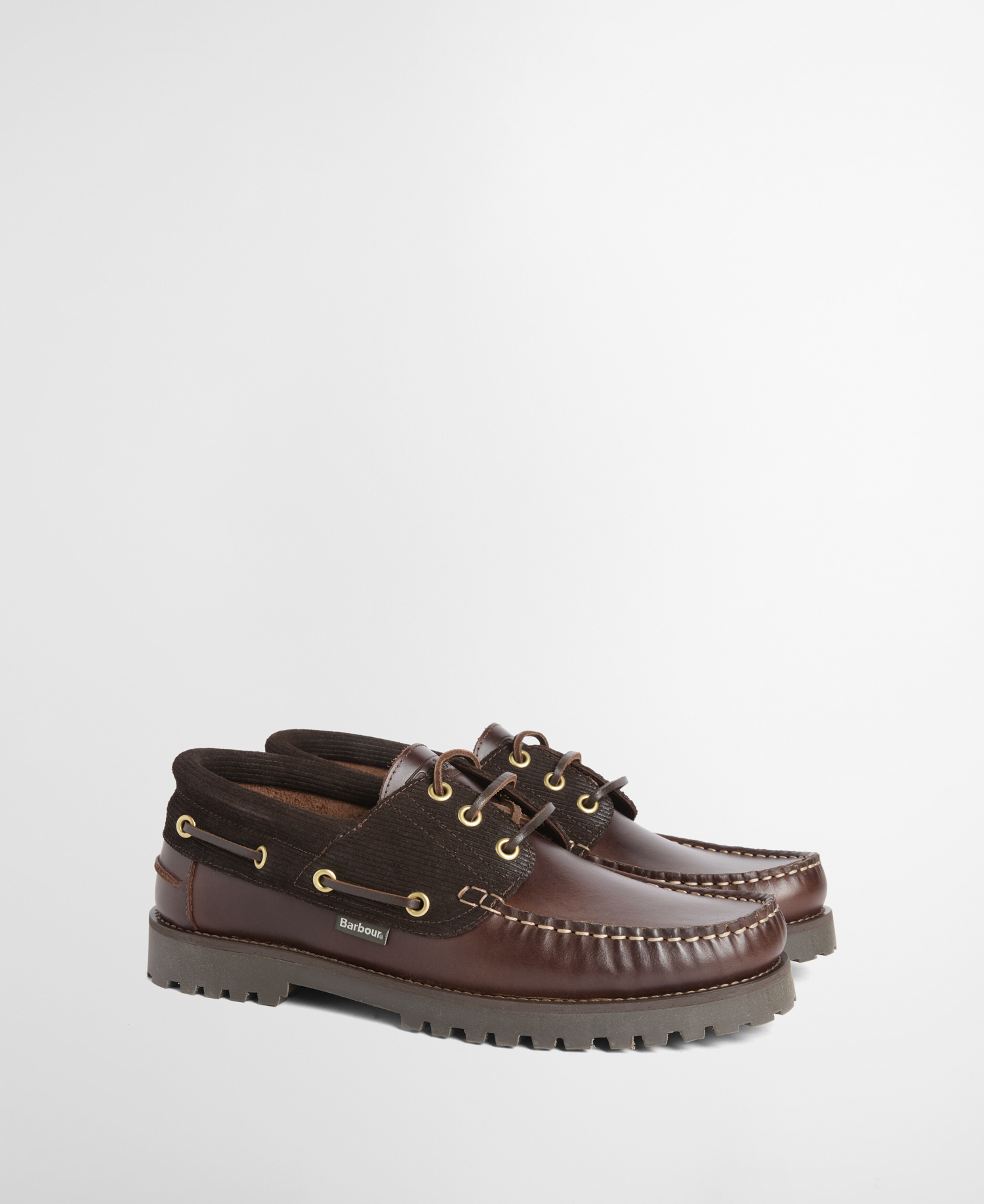 Re-Engineered Deck Boat Shoes Dk Brown/Cord