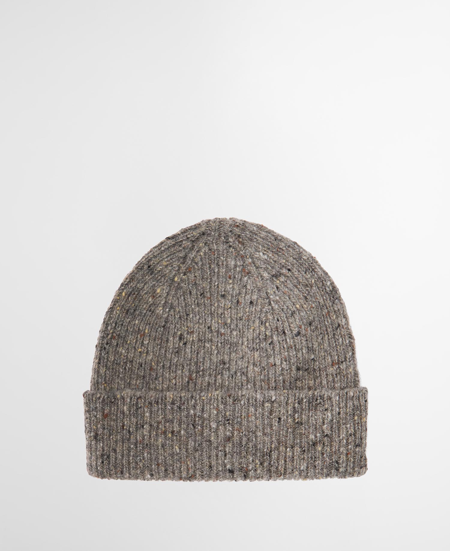 Beanie Donegal Tweed Made in Scotland Grey Stone