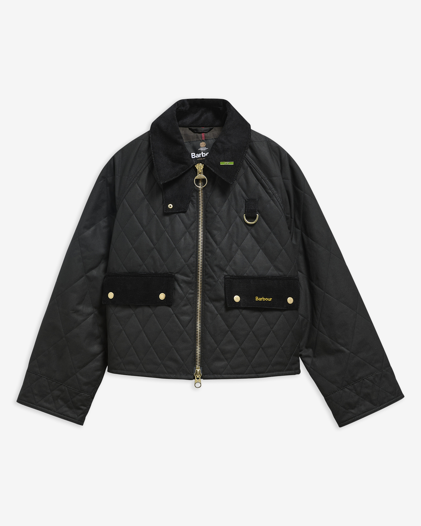 Icons Quilted Spey Waxed Jacket Black/Classic