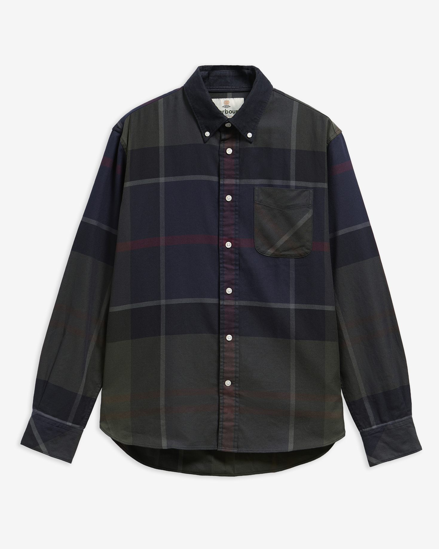 Camicia Dunoon a maniche lunghe in tartan con taglio classico Shadow Classic
