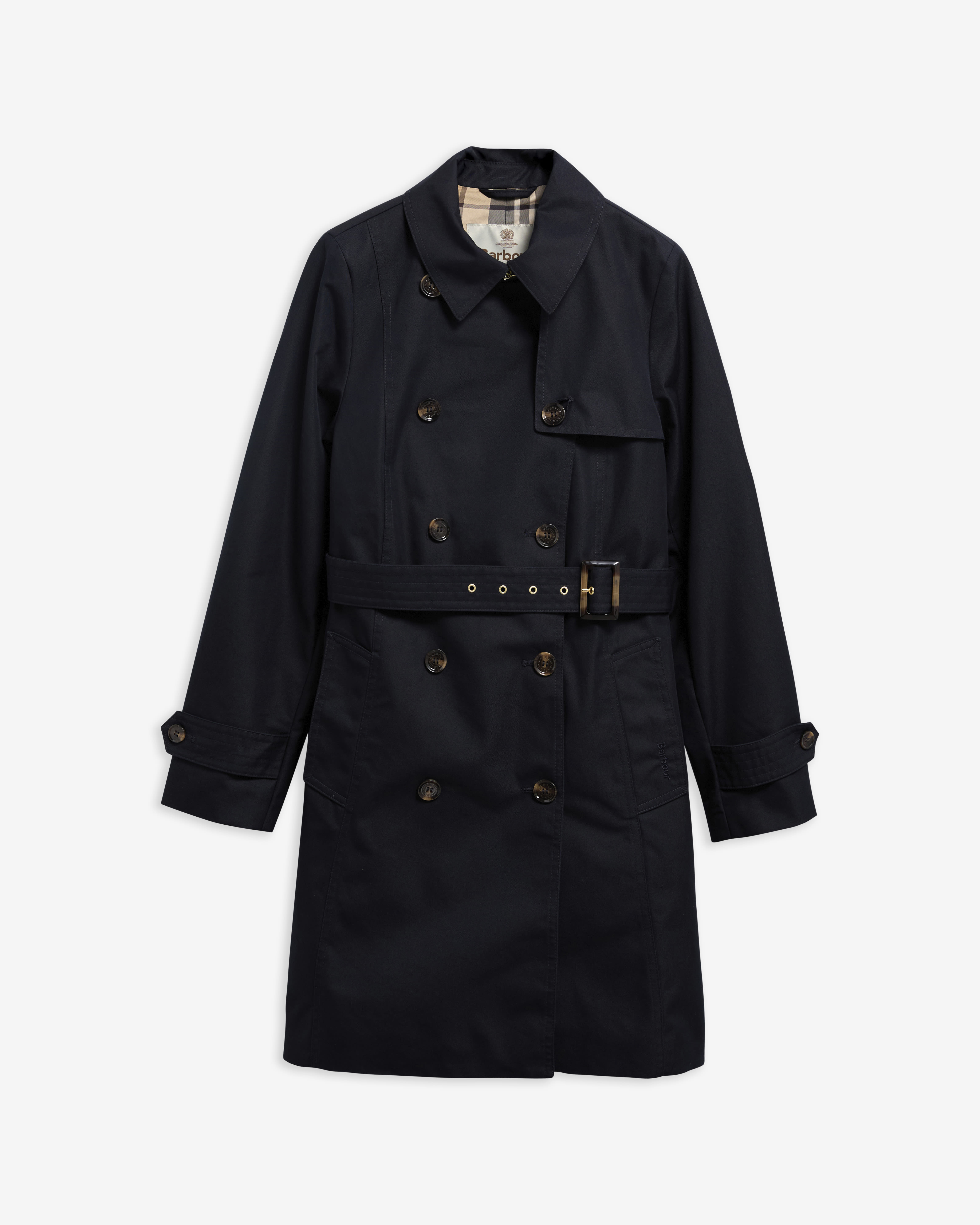 Trenchcoat Short Greta Showerproof Dk Navy/Birchwood Dress