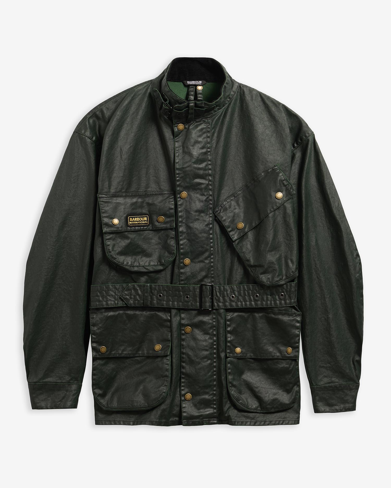 B.Intl Freizeitjacke Distressed 90th Anniversary A7 Green