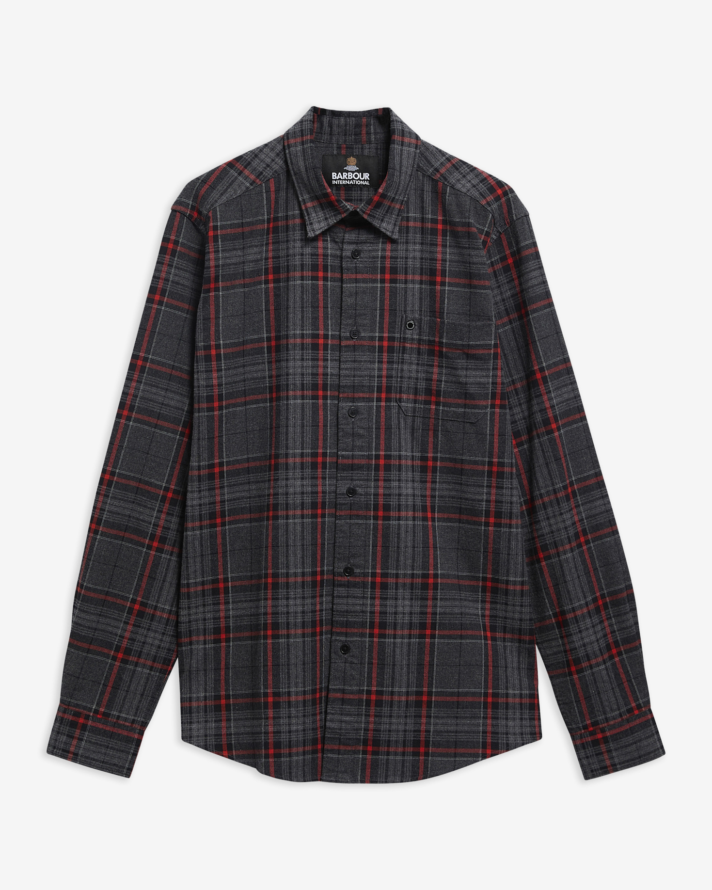 Camicia a maniche lunghe dalla vestibilit&agrave; leggermente aderente Boothe Black
