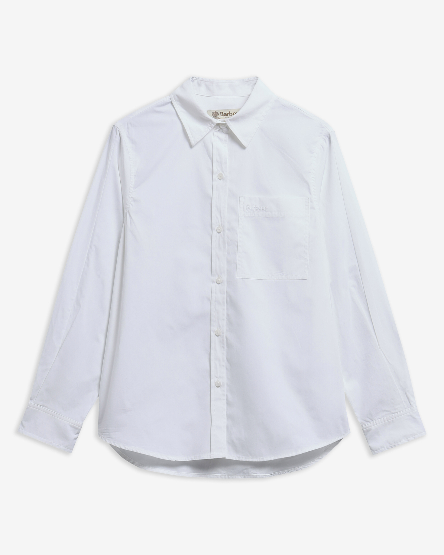 Pauline Relaxed Long-Sleeved Shirt White