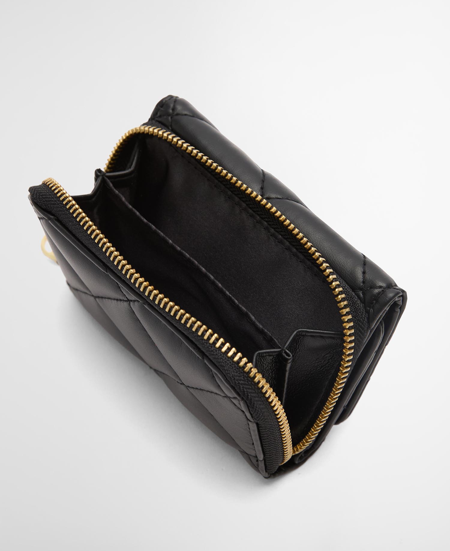 Soft Touch Aurora Tri Fold Purse Black