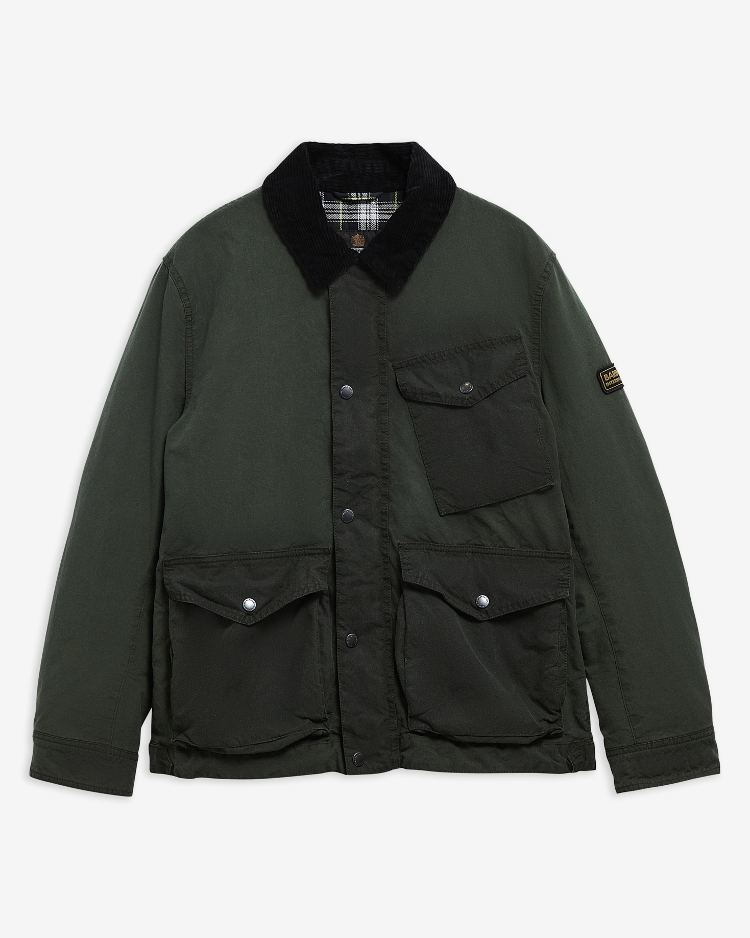 Giacca cerata invernale Drifter Washed. Sage