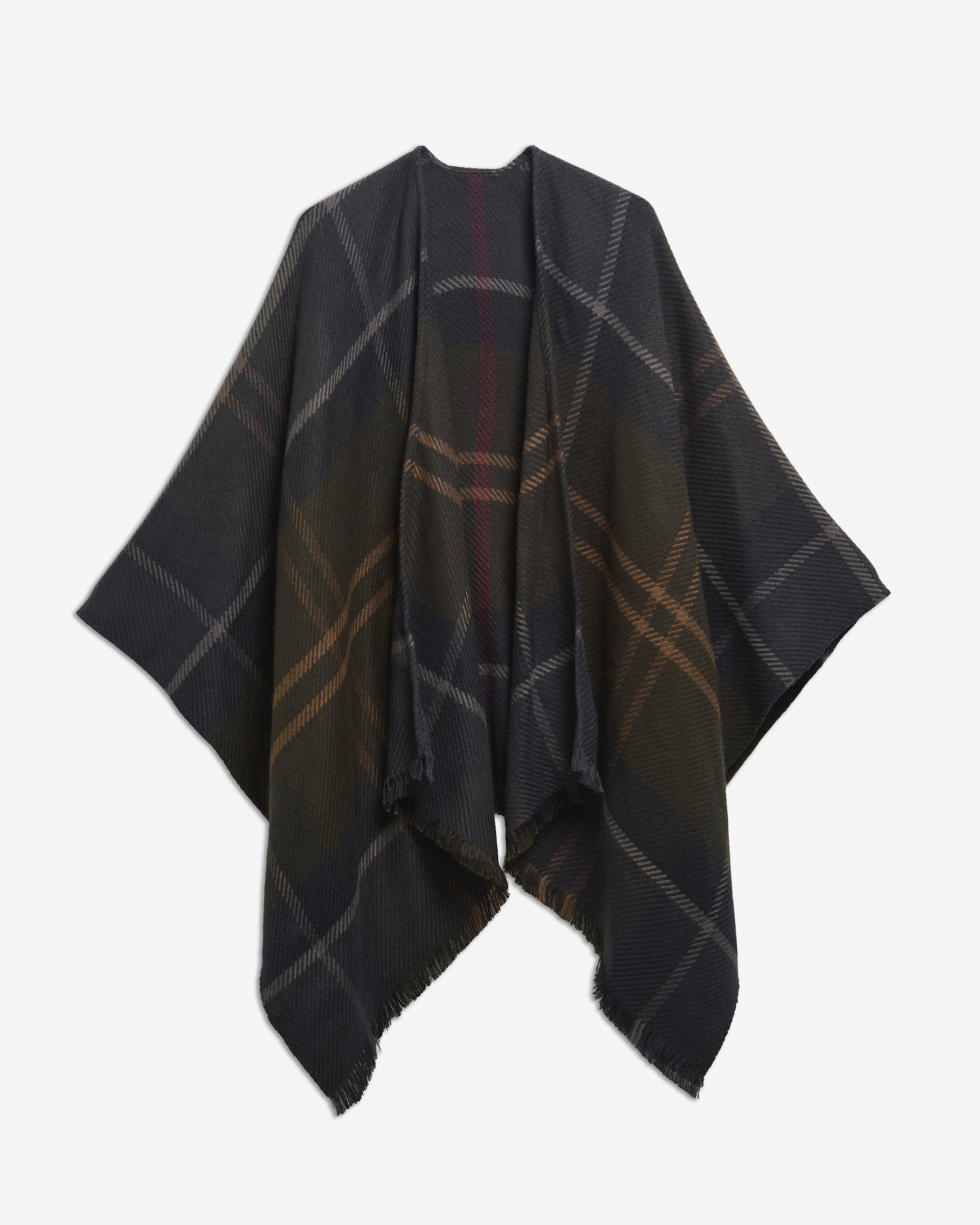 Barbour Strickponcho Blair Tartan Shadow Classic Tartan