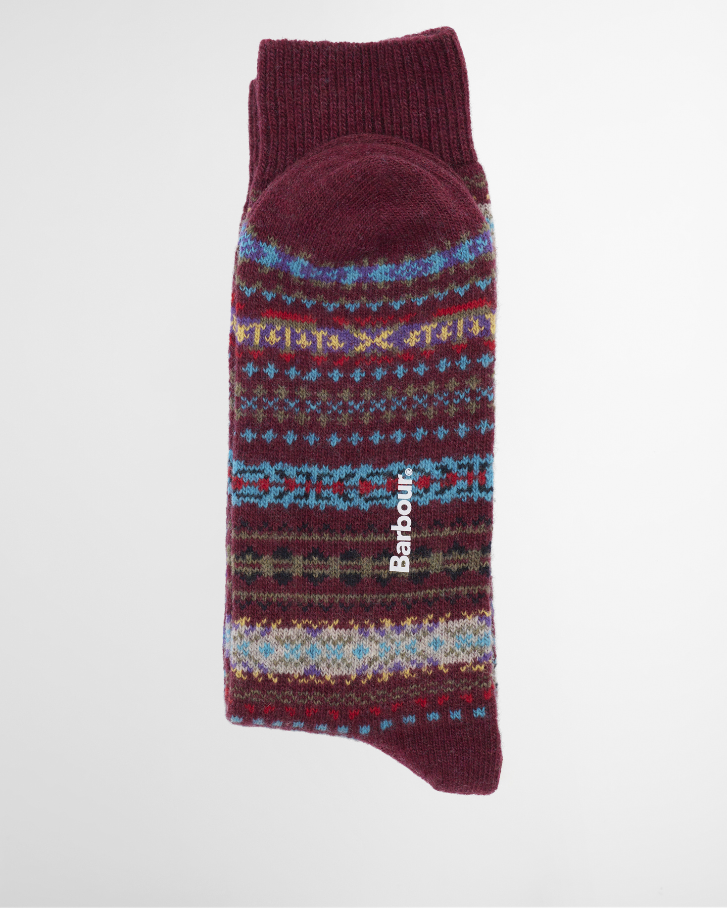 Boyd Socks Burgundy