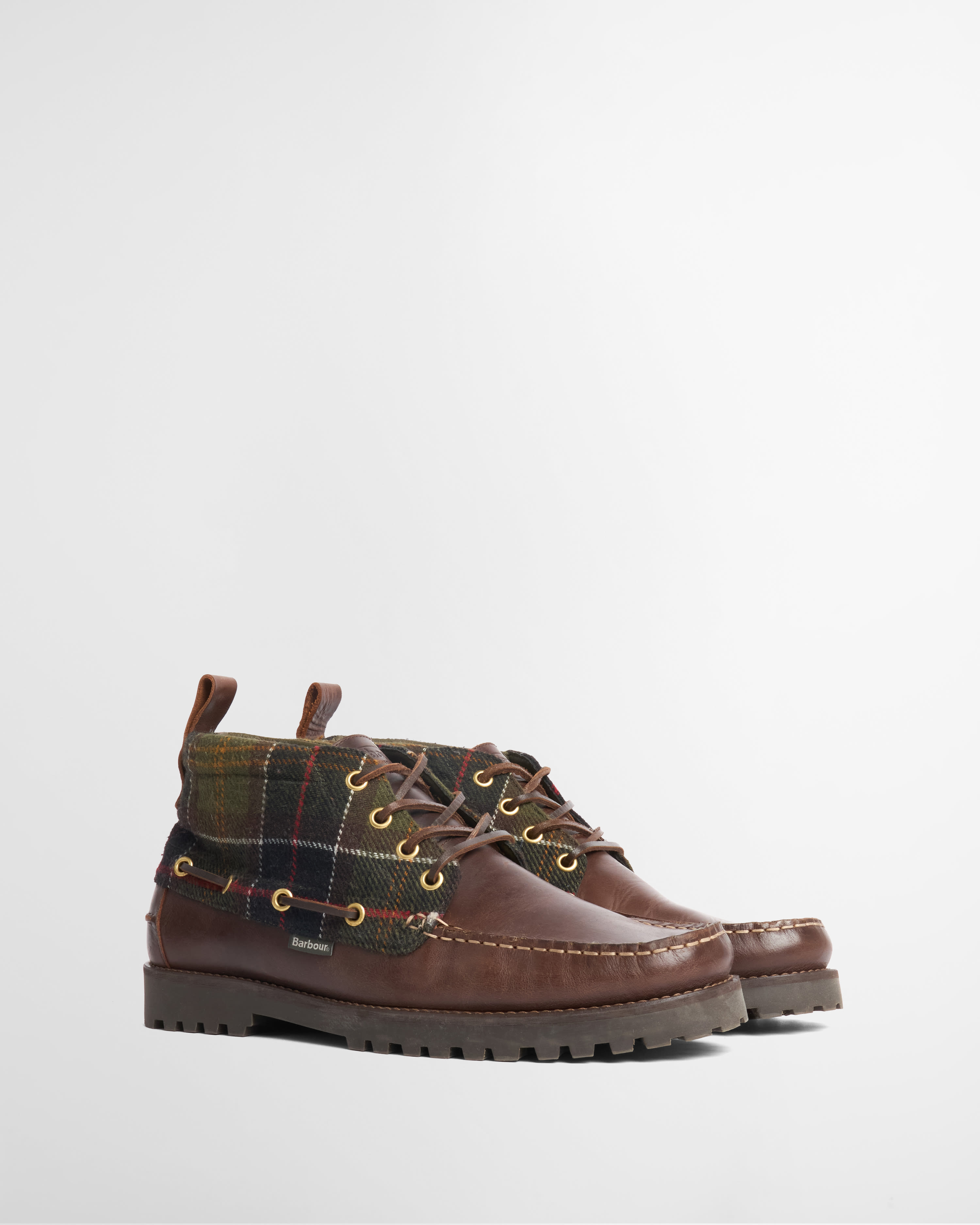 Stivaletti chukka Harle Brown/Classic Tartan
