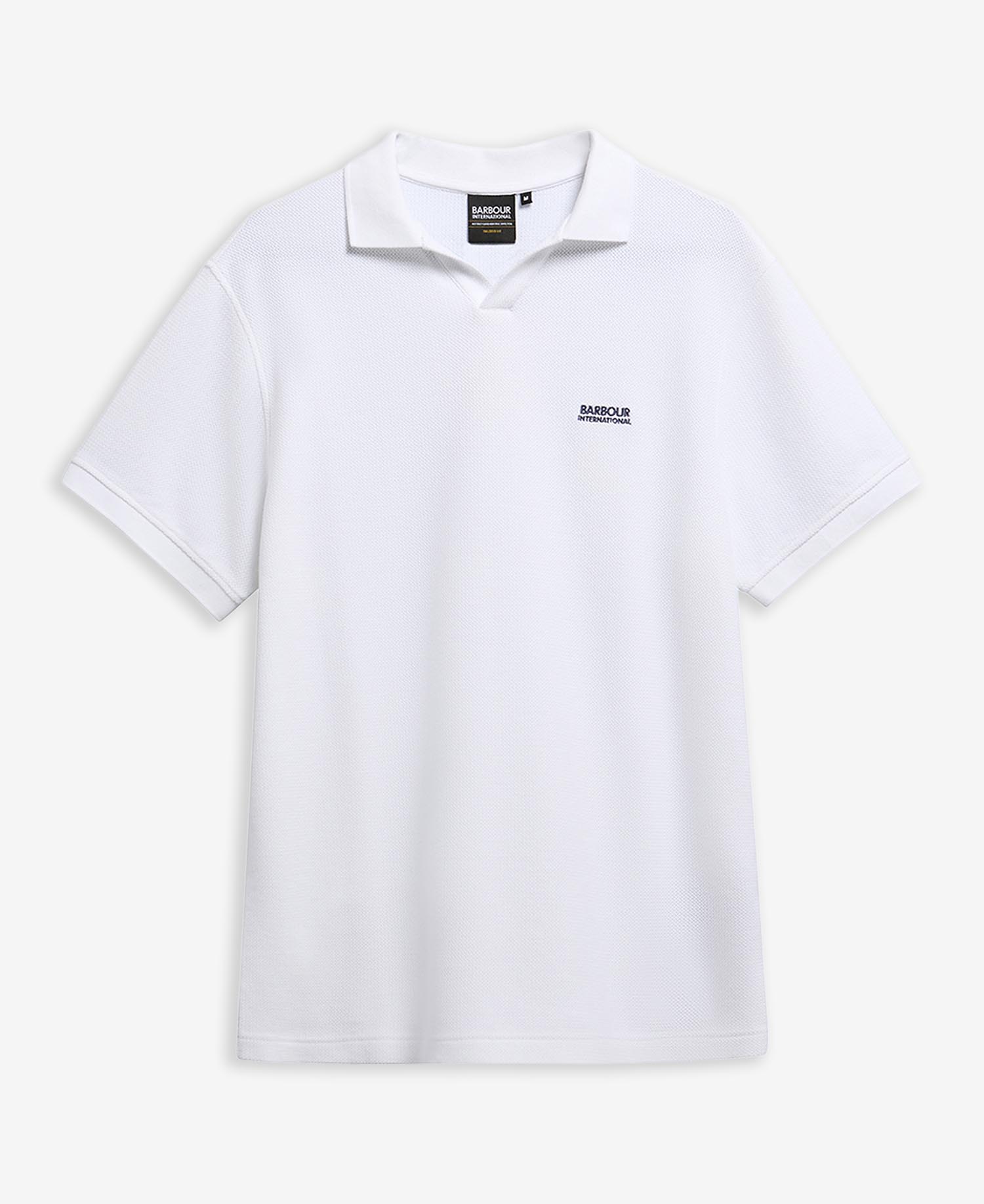 Milbank Textured Polo Shirt White