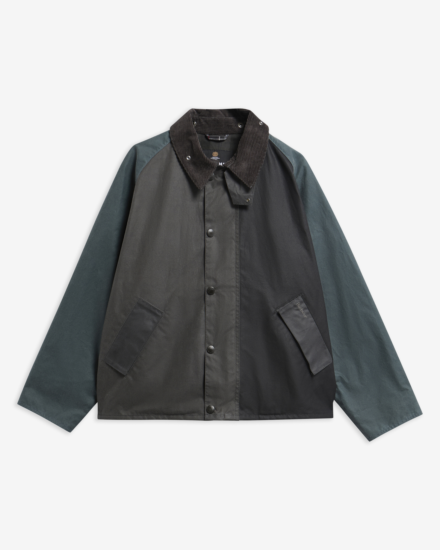 Giacca cerata Patchwork Transport Black Multi