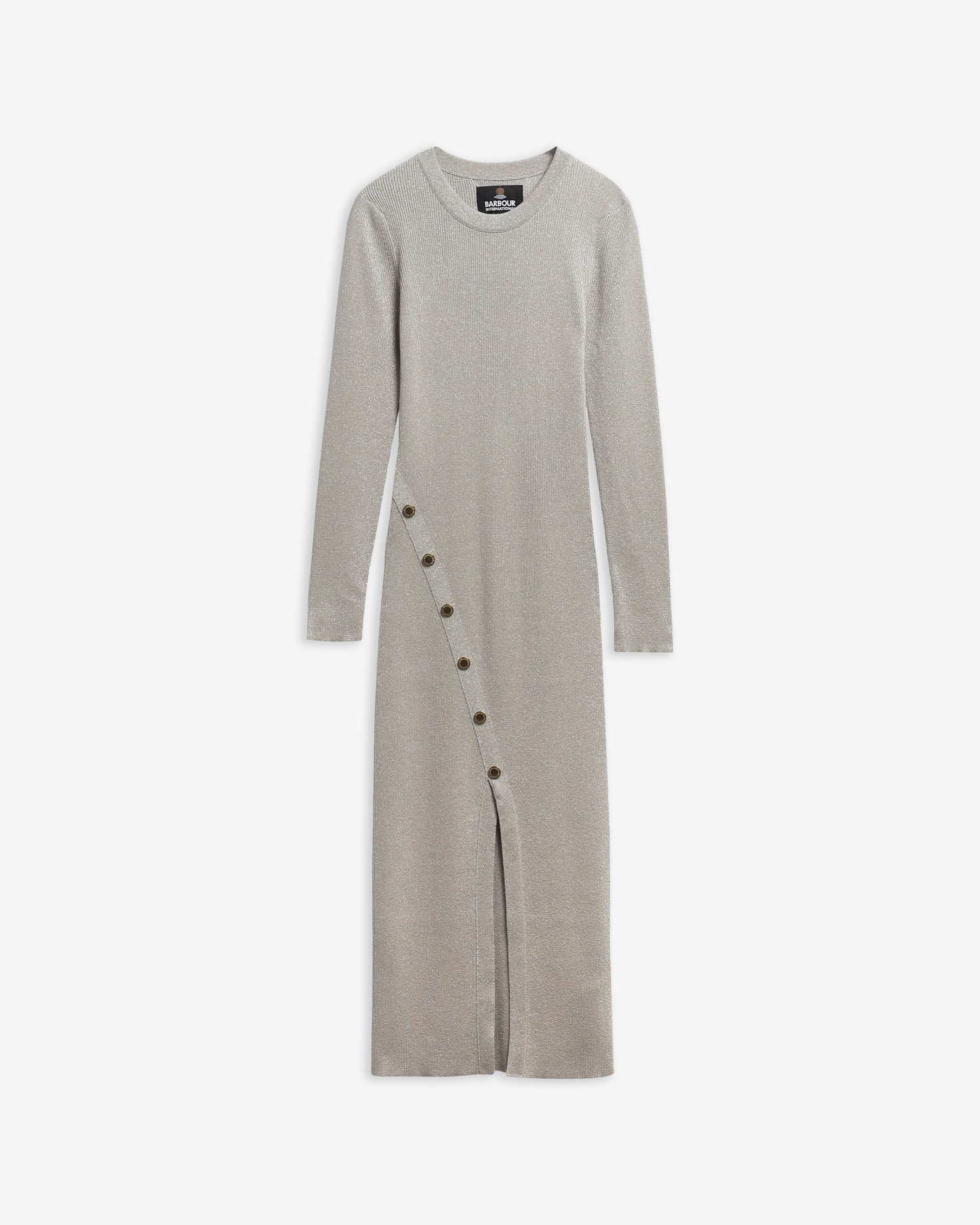 Molina Knitted Midi Dress Nutmeg