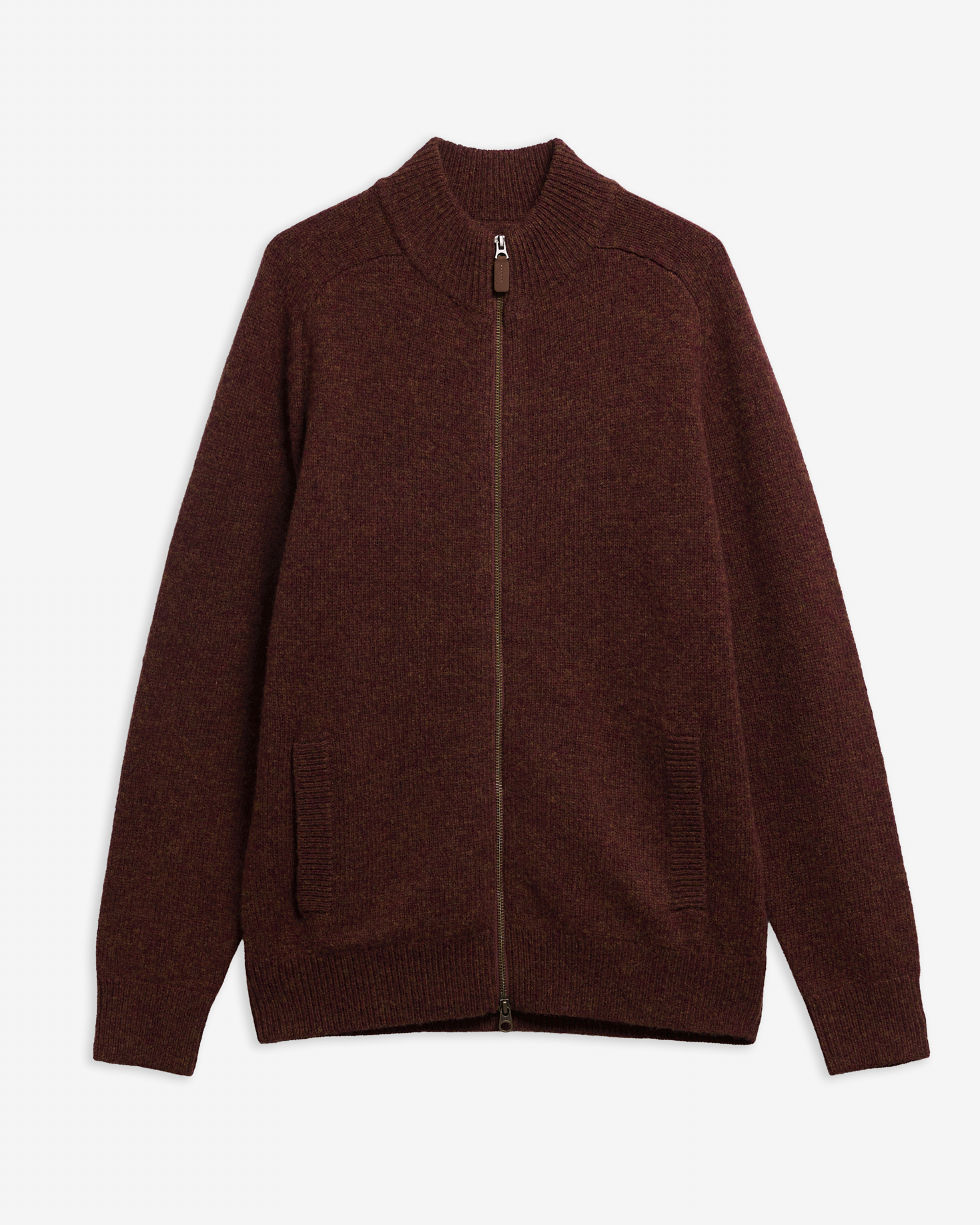 Pullover Talder Zip-Up Russet