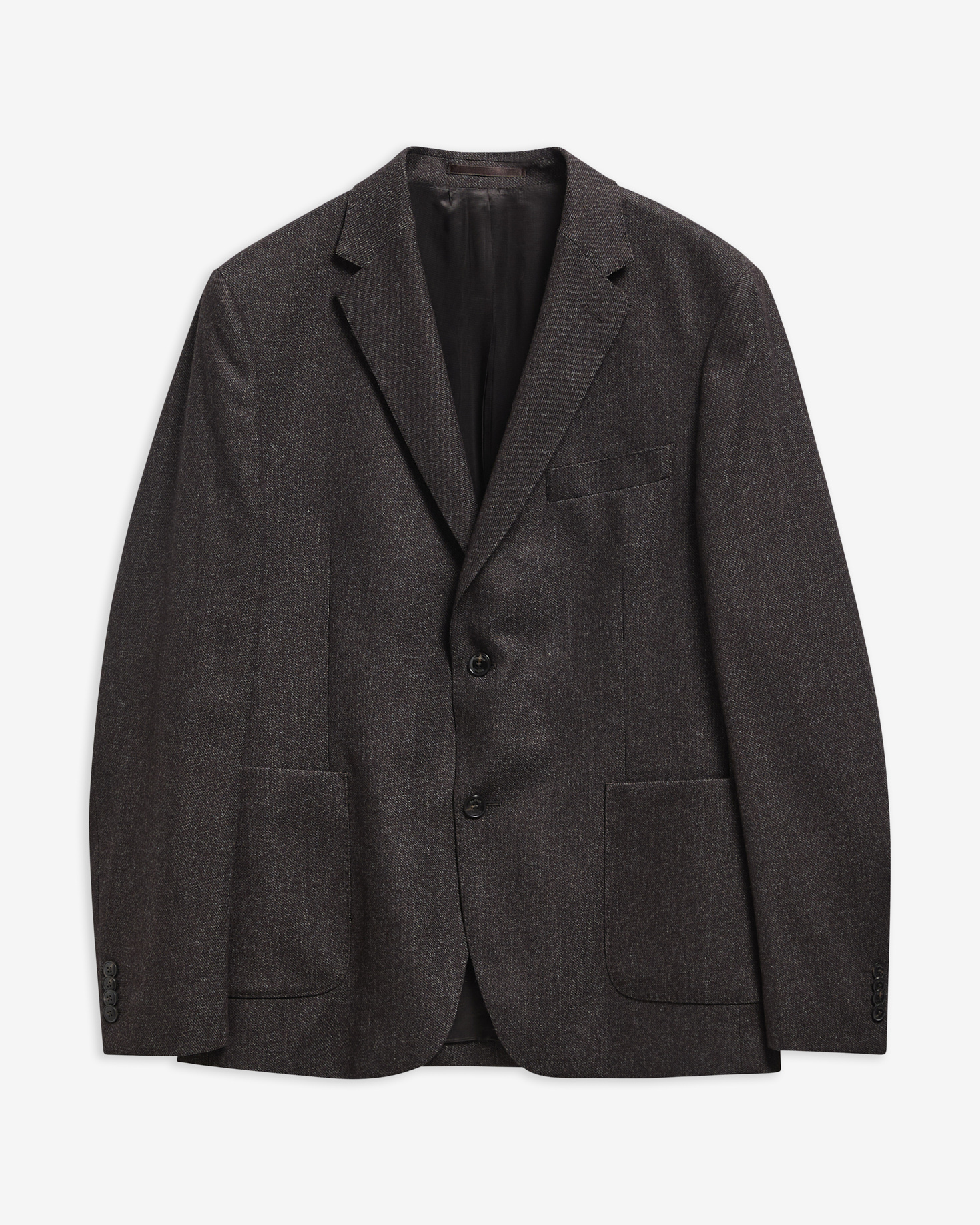 Carlton Wool-Cashmere Blazer Brown Marl
