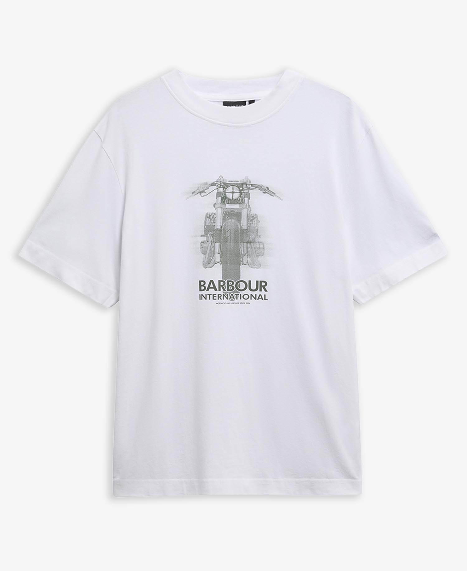 T-shirt con stampa Hocking White