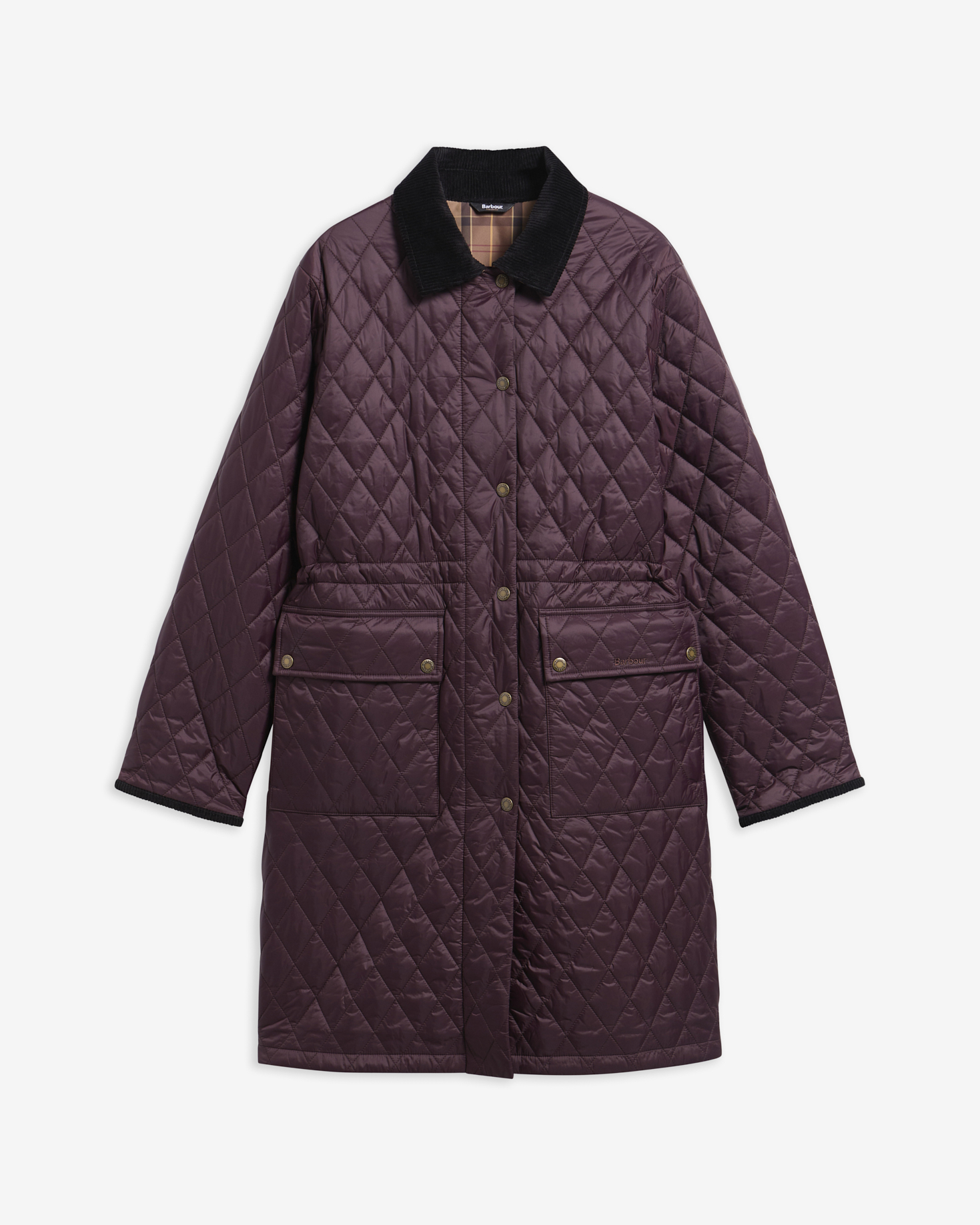 Barbour Steppjacke Rosamund Fig/Muted
