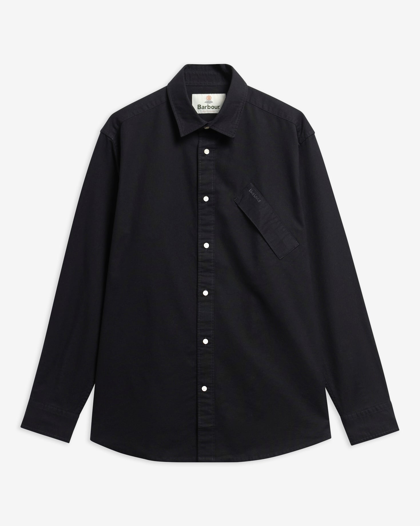 Transport Oversized Oxford Shirt Black