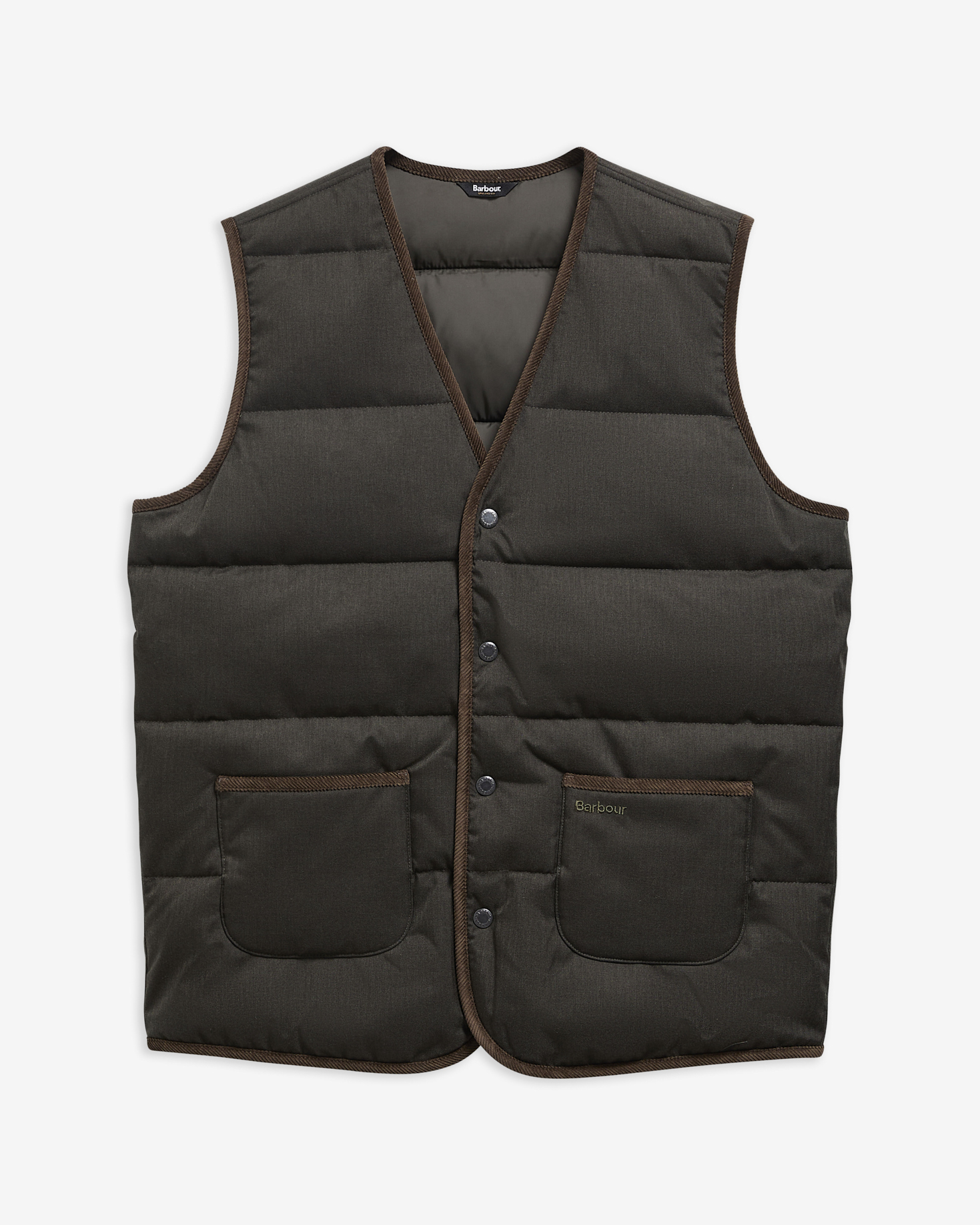 Piumino smanicato Easthill Dark Sage